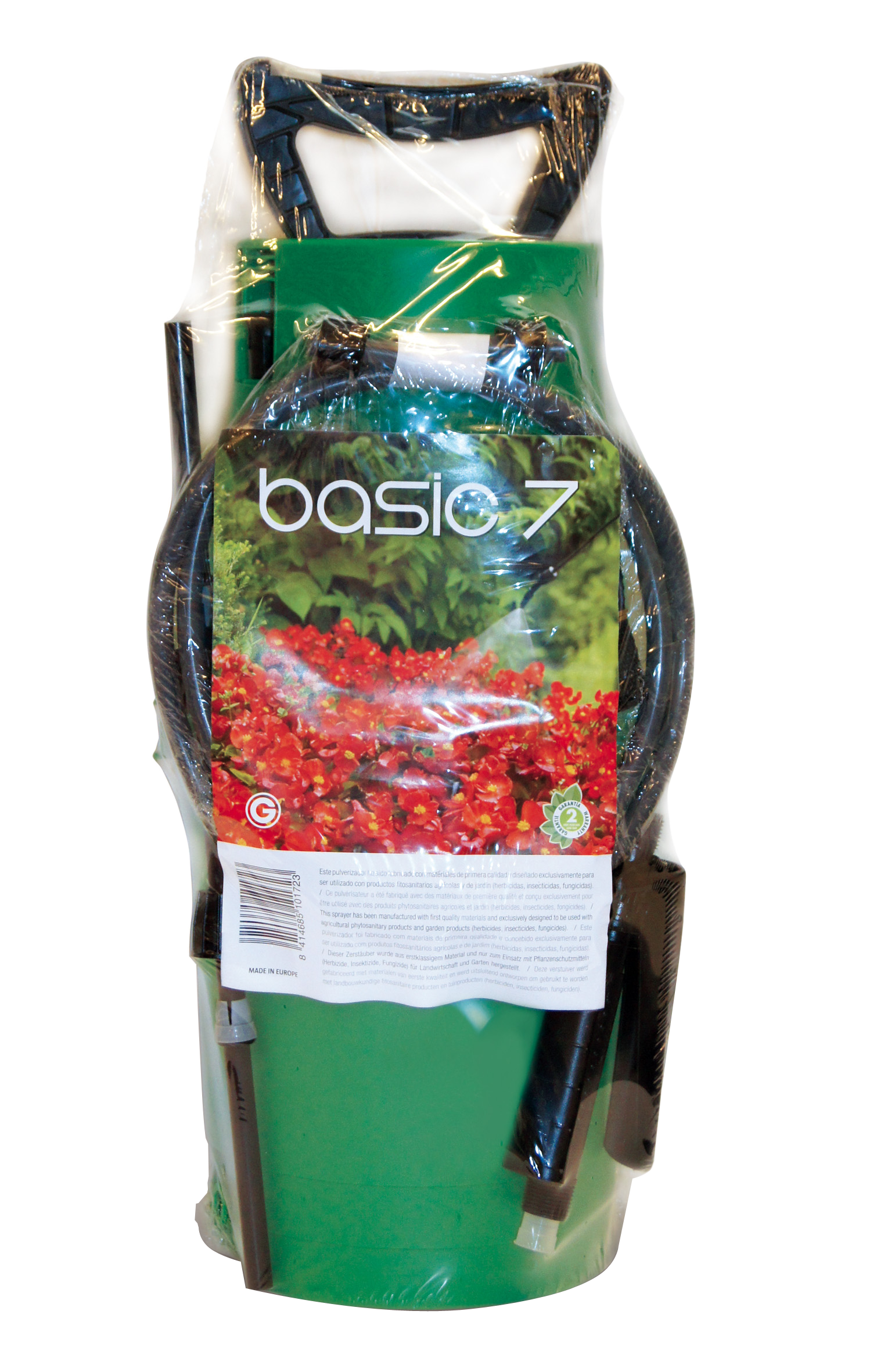 Pulverizador presión previa matabi basic 7 de 5 litros de capacidad