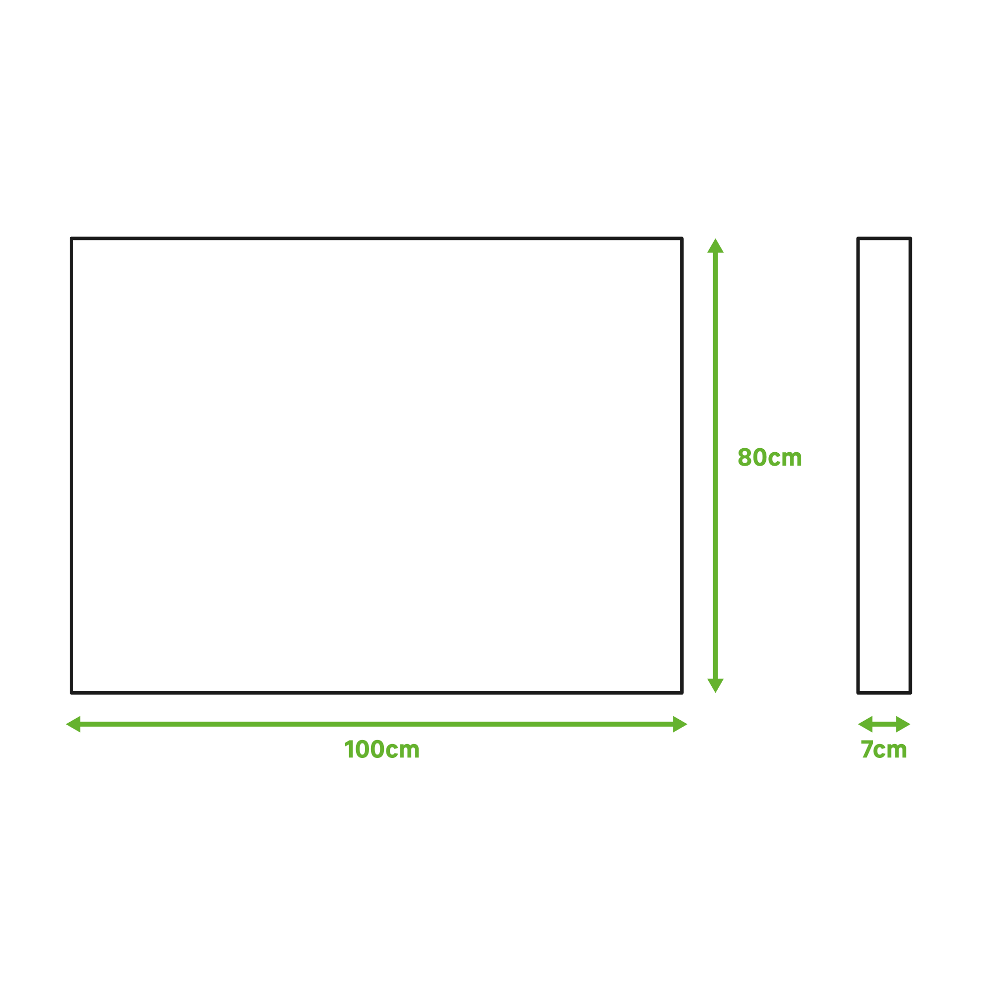Espejo de baño con luz LED ambiente Bit gris/plata 100x80cm - 2