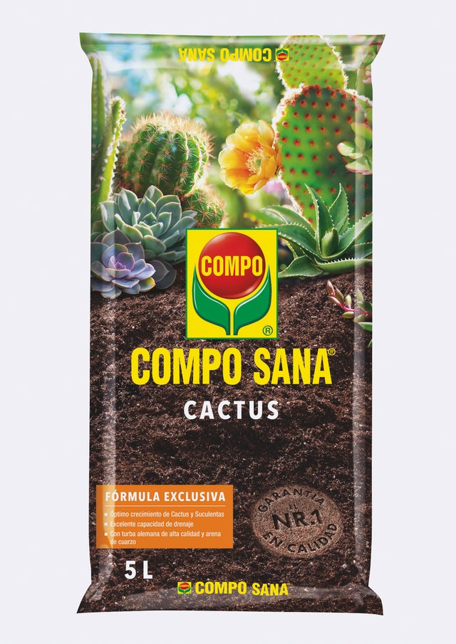 Sustrato para cactus y plantas crasas COMPO SANA 5L