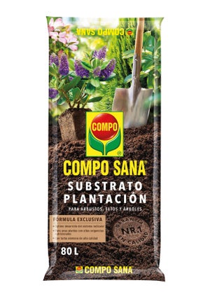 Sustrato universal COMPO SANA para todo tipo de plantas interior y exterior  80L | Leroy Merlin