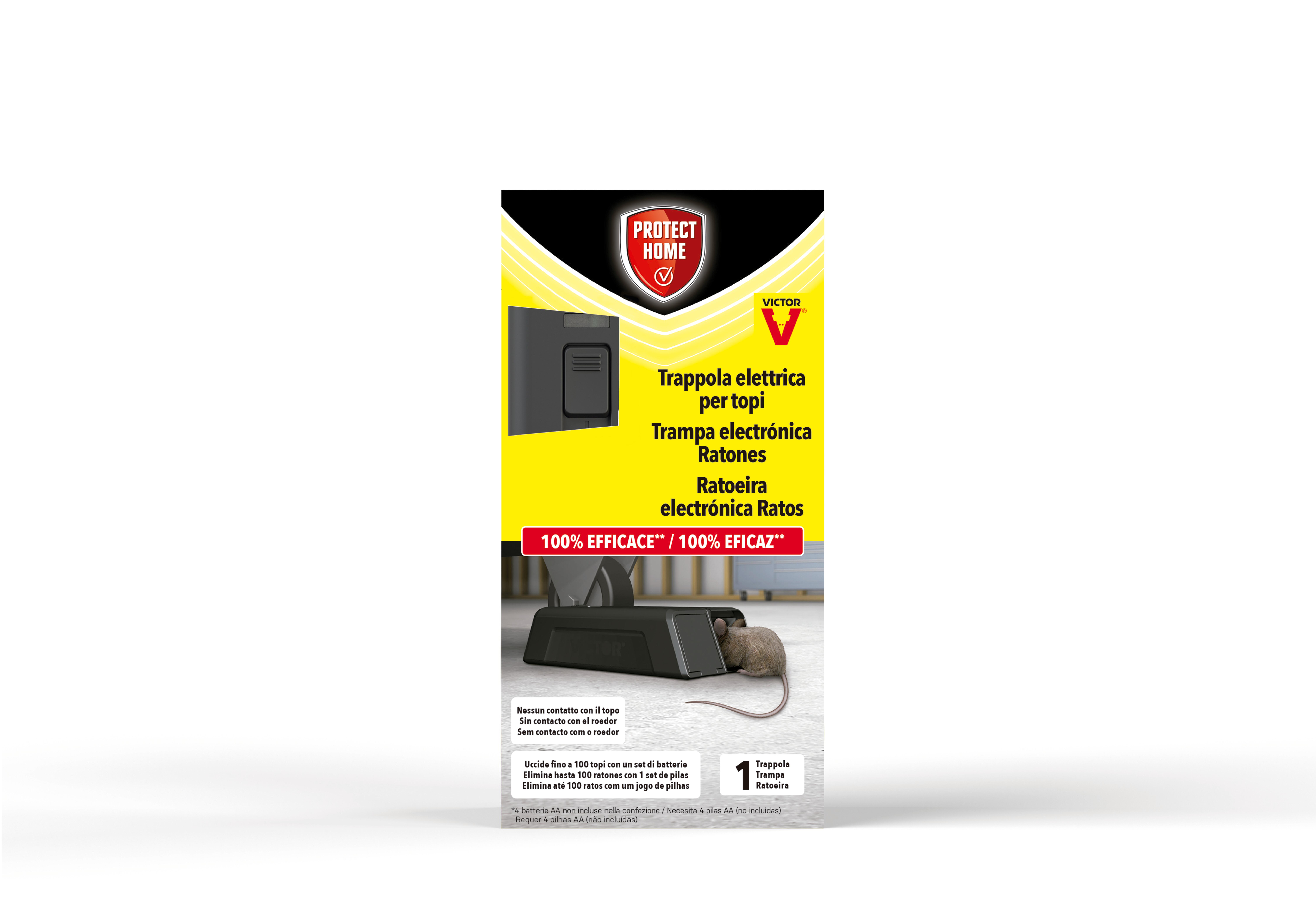 Protect Home Trampa eléctrica ratones 4x1 sbm