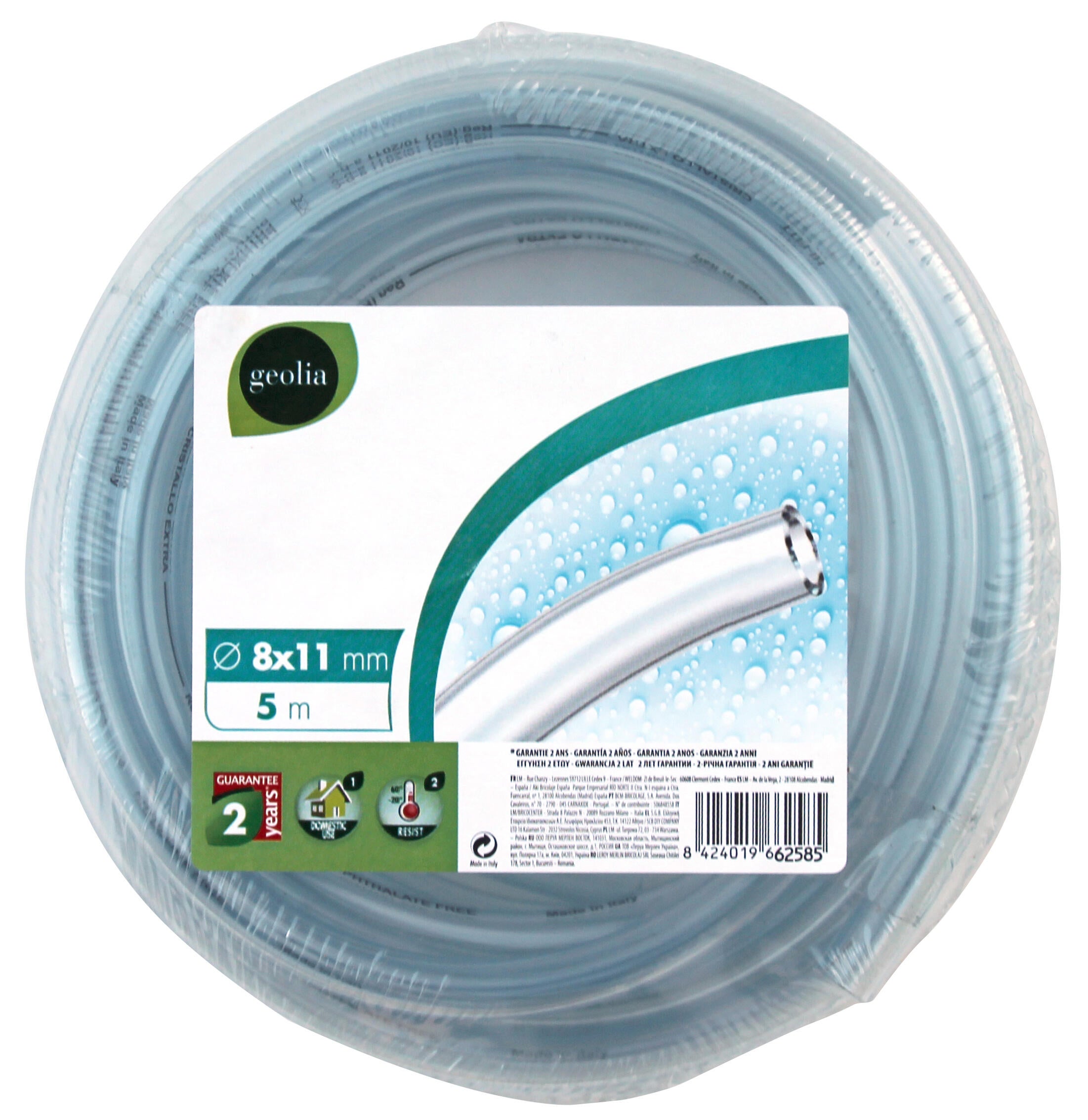 Mangueira técnica GEOLIA FITT 5M D8MM TRANSPARENTE - 3