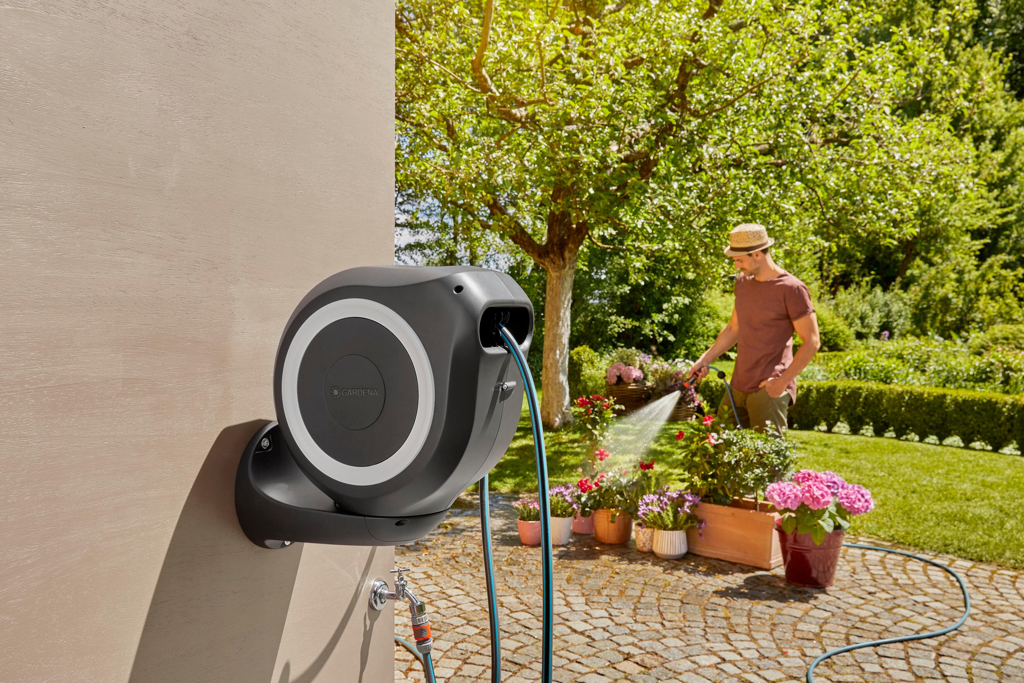 Enrollador de pared automático GARDENA 20 m. Exclusiv. - 15