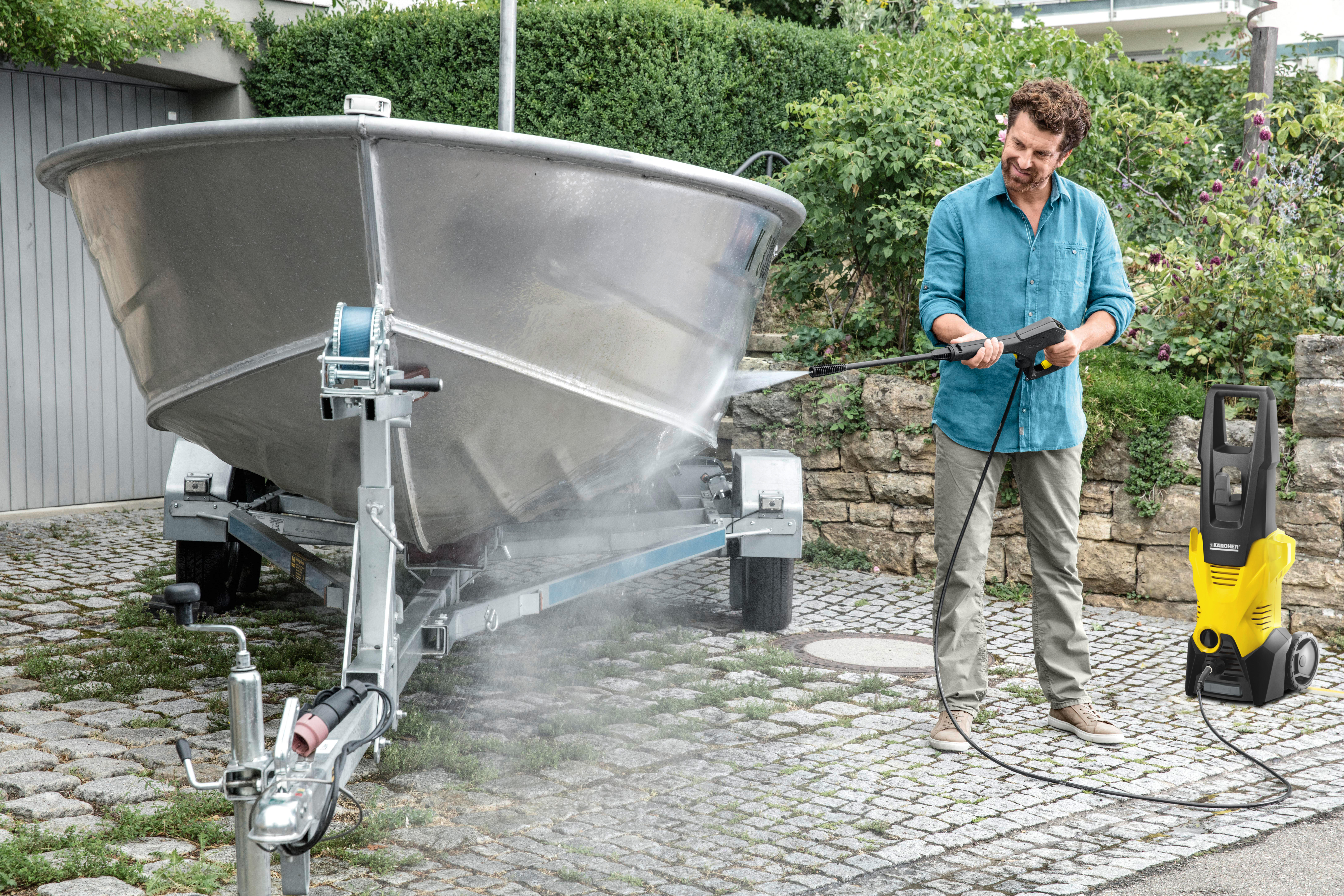 Idropulitrice ad alta pressione elettrica ad acqua fredda KARCHER K3 380 l/h 120 bar - 4