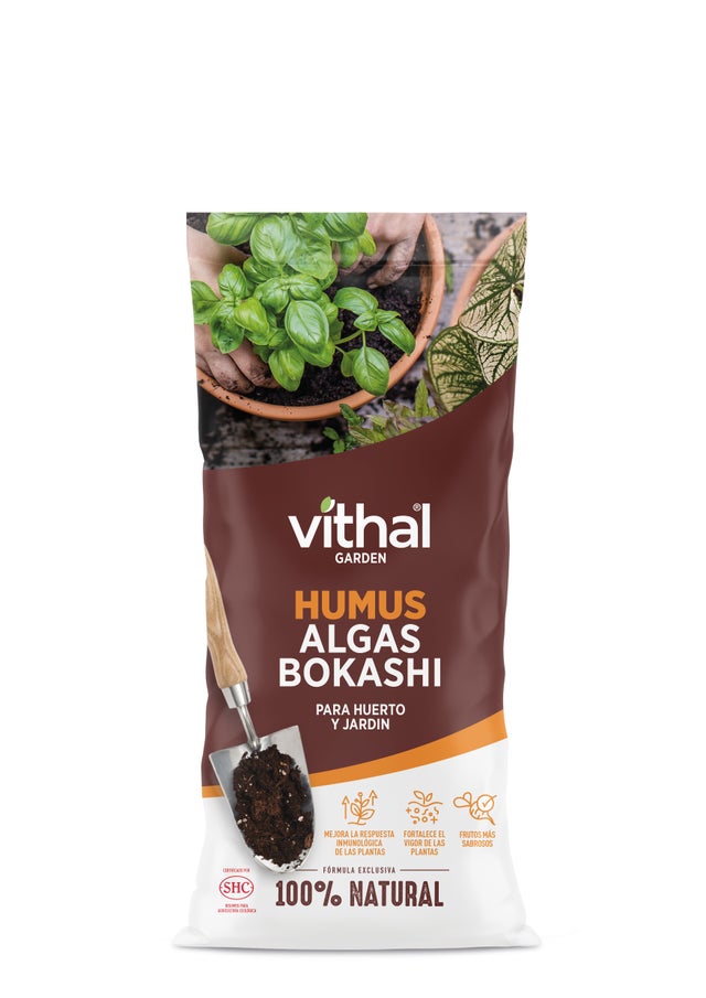 Abono en polvo VITHAL GARDEN para huerto y jardín 2,5L
