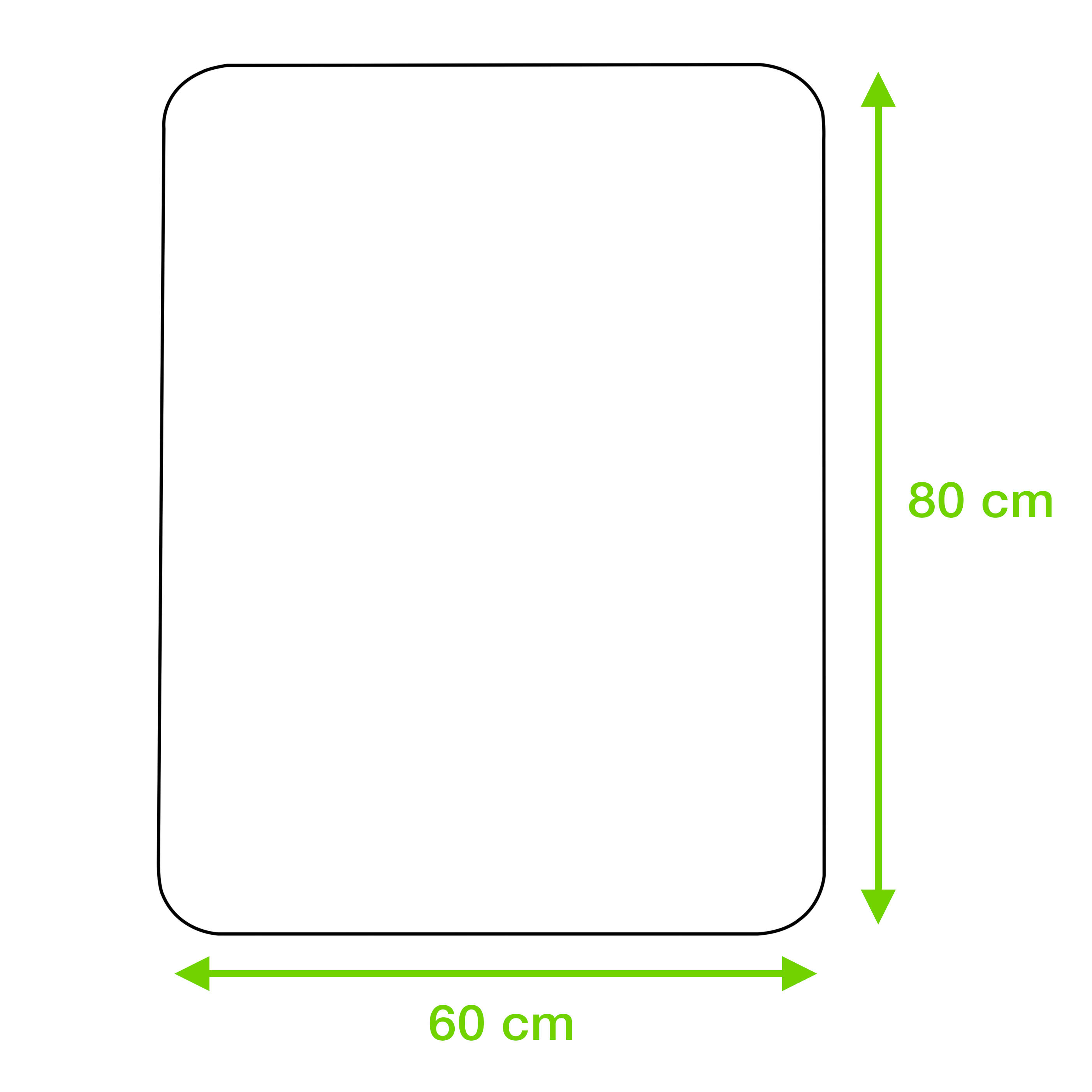 Espelho COSMO 80X60 - 6