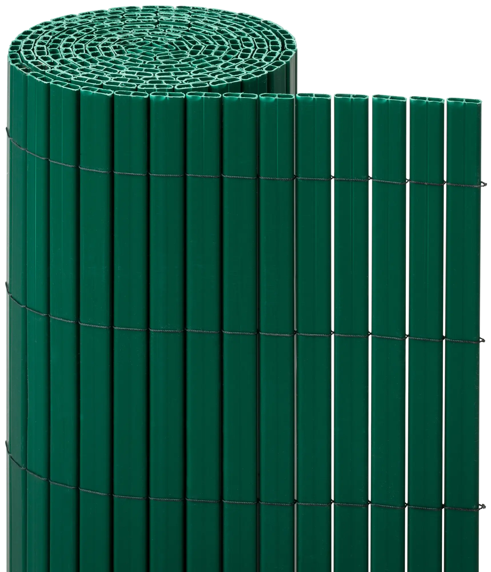 Nortene  Cañizo PVC Simple Cara Perfil Oval Plasticane Verde Medida en  metros 1 x 3 metros