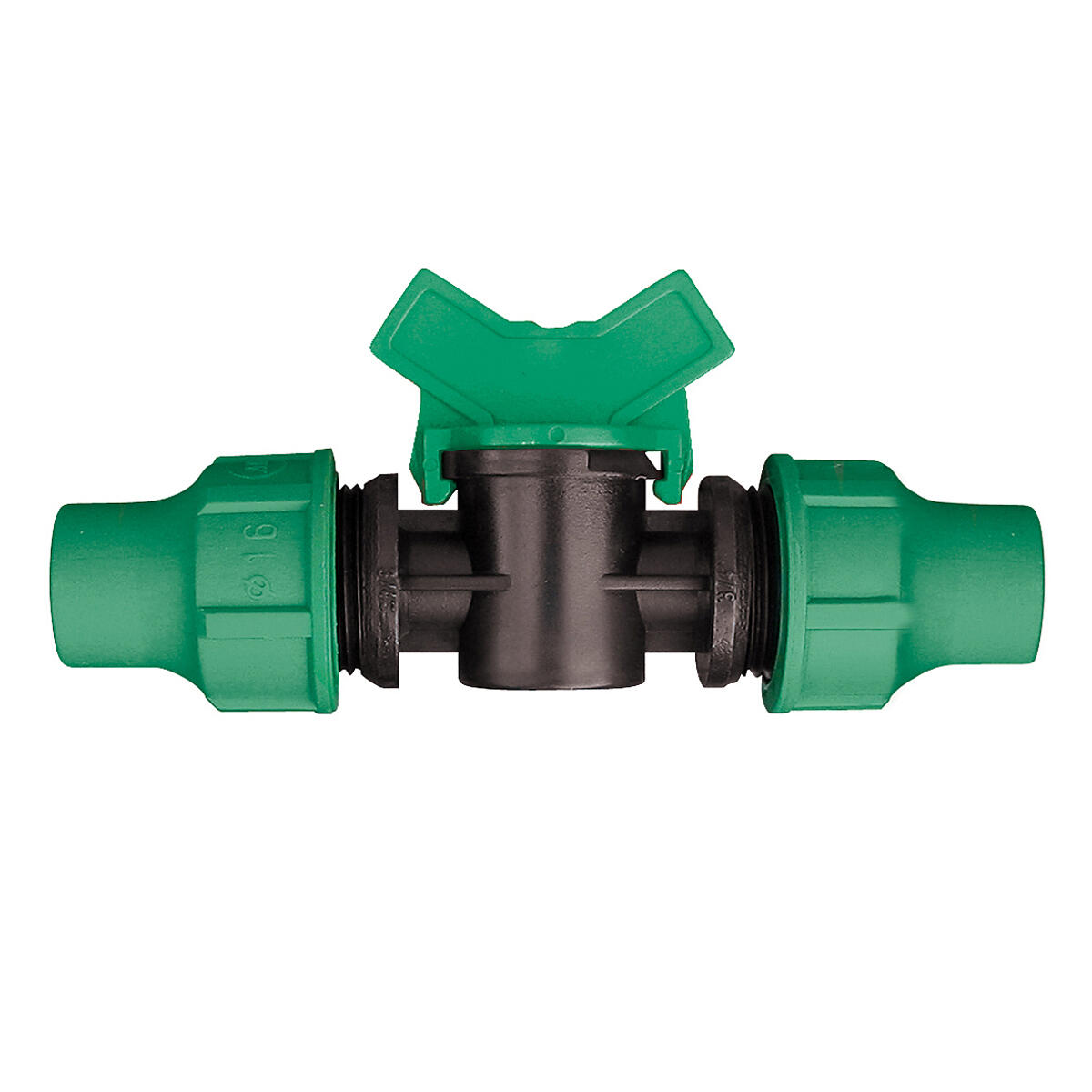 Válvula de cierre para riego por goteo 16 mm - 3