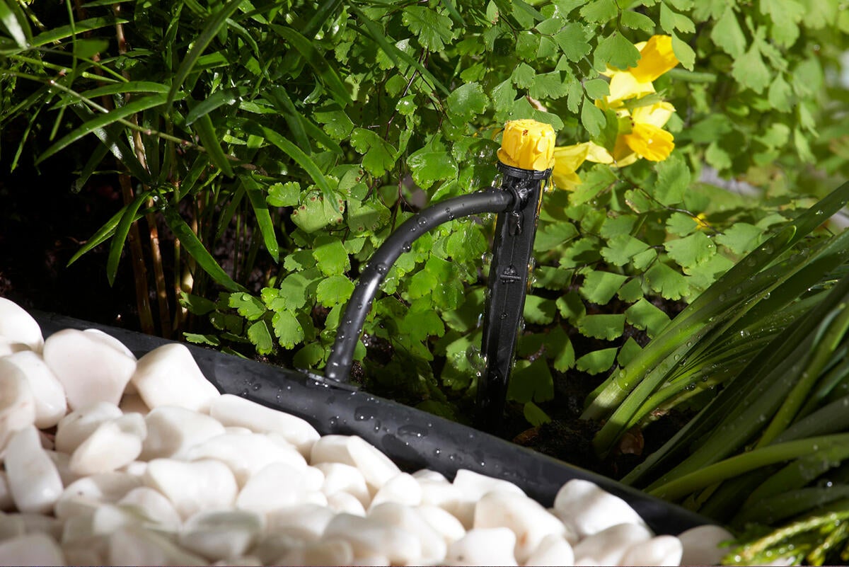 Gocciolatore fine linea regolatore di flusso per superfici circolari in polipropilene GEOLIA GEO8227-10 60 l/h - 2