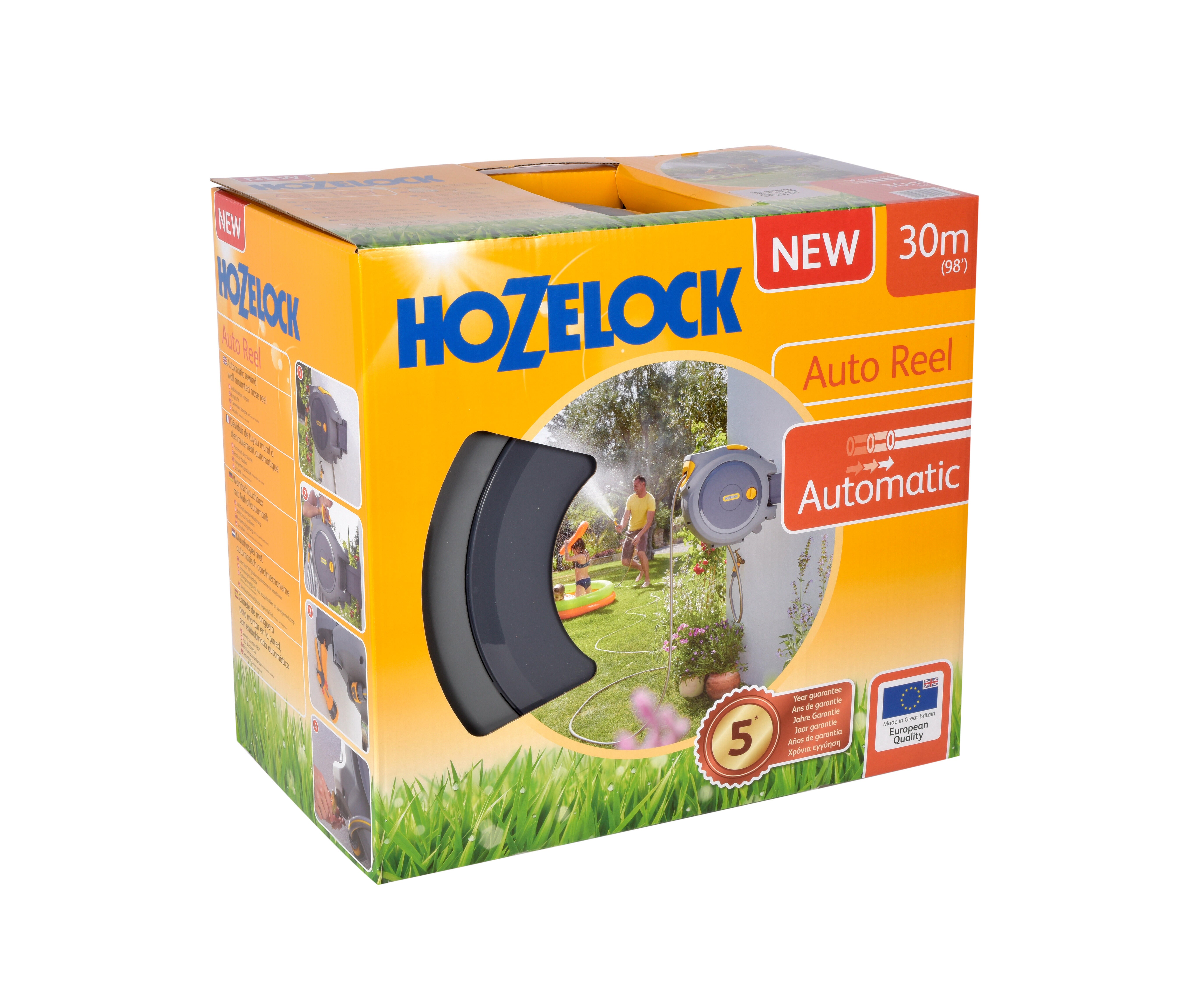 Enrolador de parede HOZELOCK AUTOREEL 30M - 4