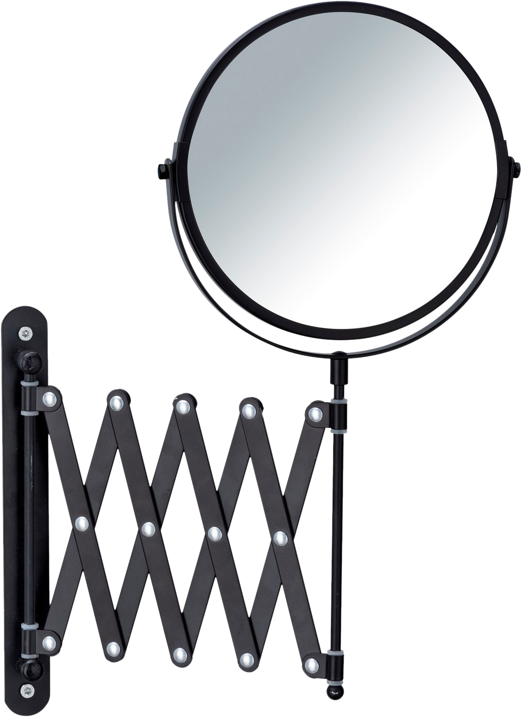 Espejo cosmético de aumento exclusiv x 3 negro