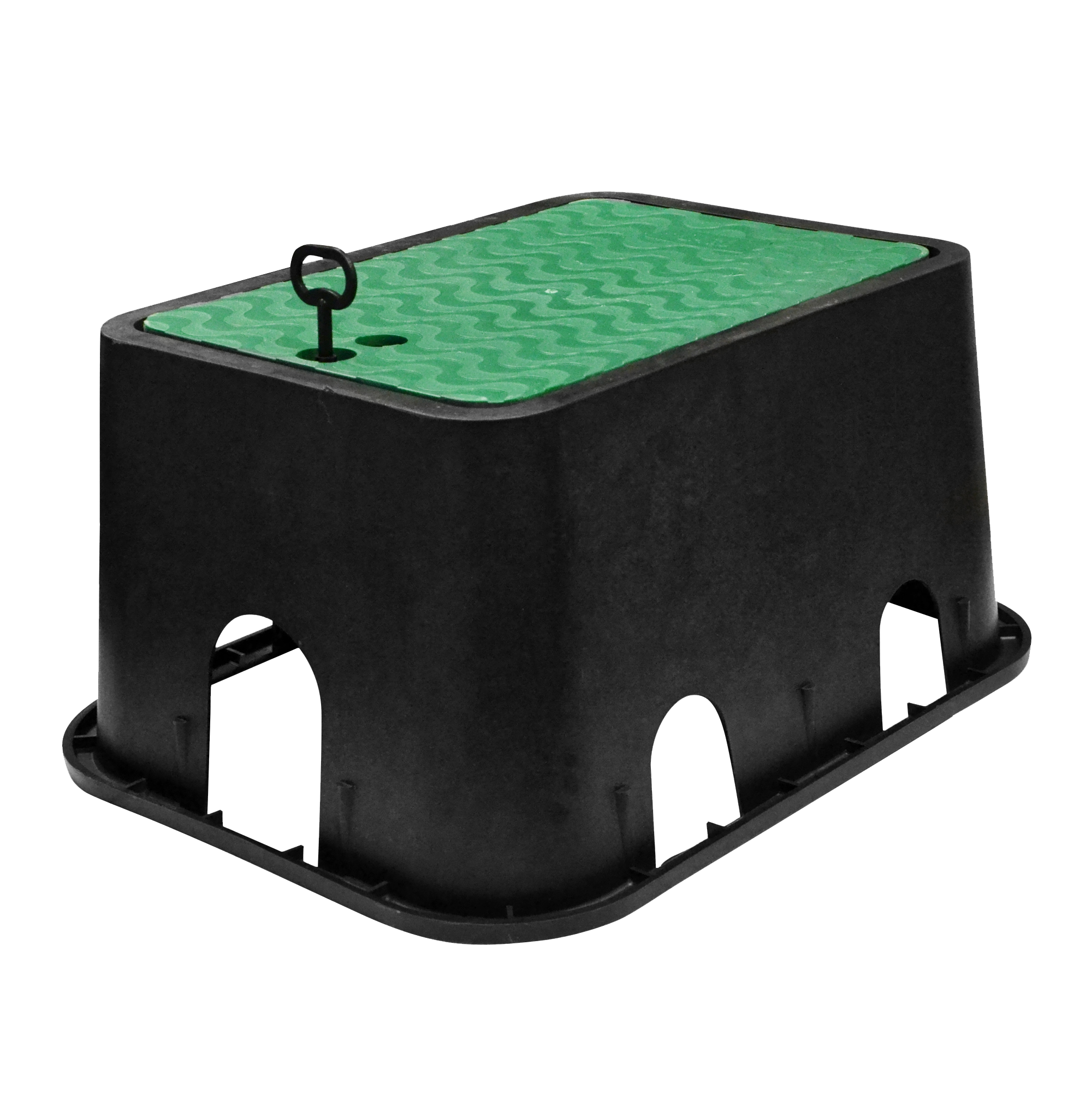 Arqueta rectangular 42 x 32 x 20 cm. para 3 electrov.