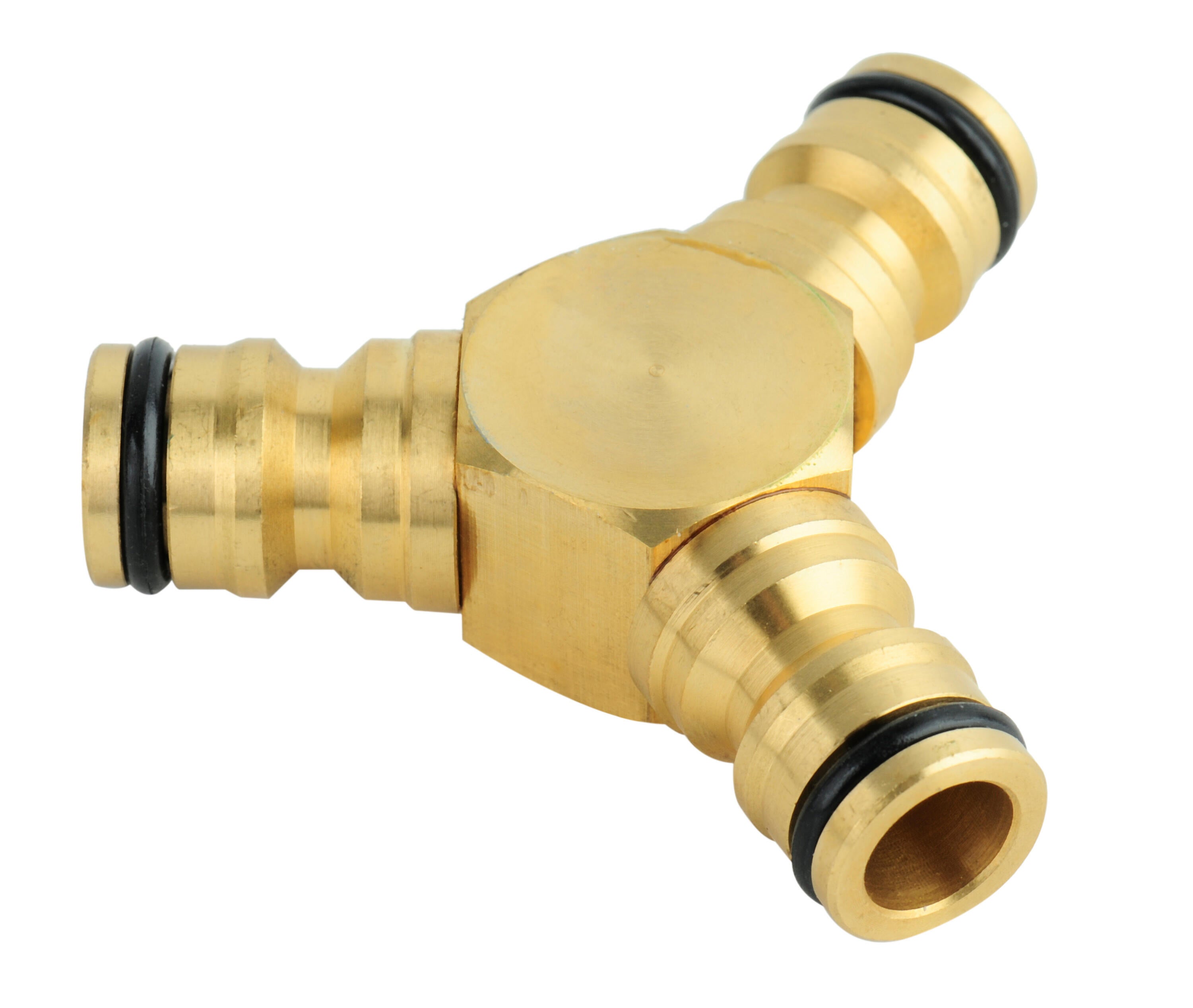 Derivazione Tripla A Y Per Tubi Da Giardinaggio - Riduzione Da 19 Mm (3/4'') A 13 Mm (1/2'') - Raccordo Robusto Per Innaffiare - Prodotto Affidabile In Confezione Originale - 2