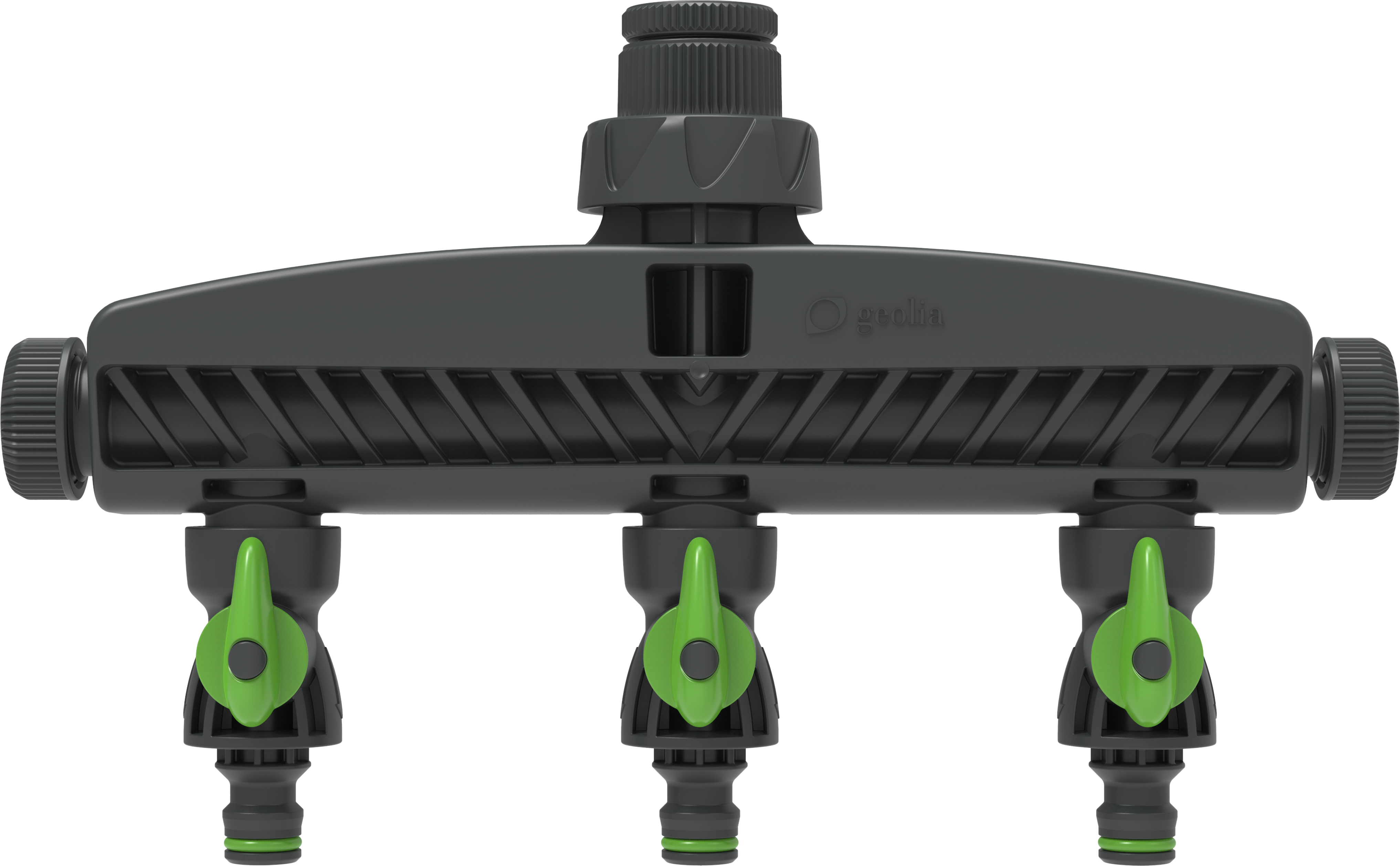 Distribuidor 4 vías GEOLIA con cierres independientes hembra 1/2
