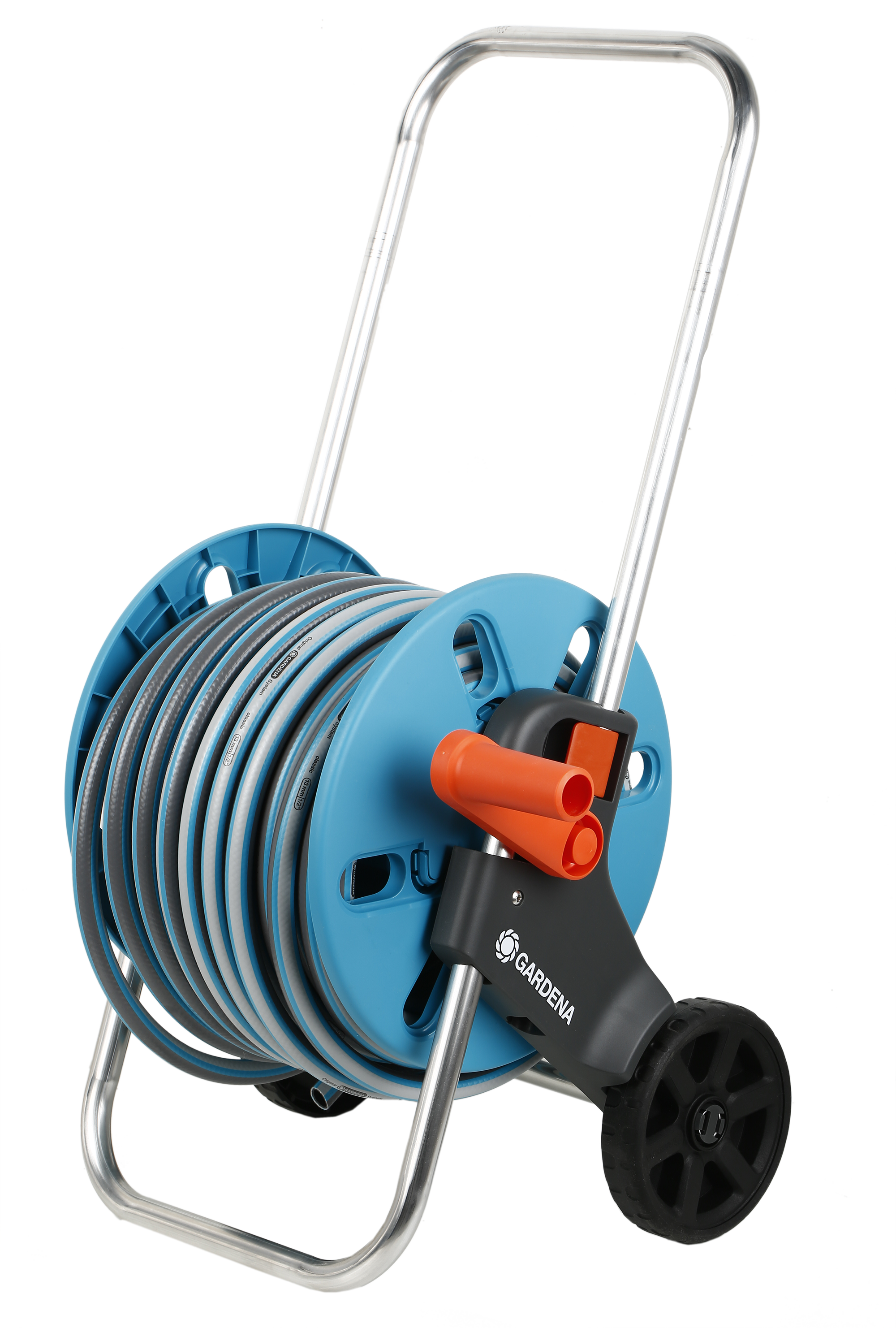 Carro y manguera equipada con ruedas GARDENA de 25m de 13mm de ø - 9