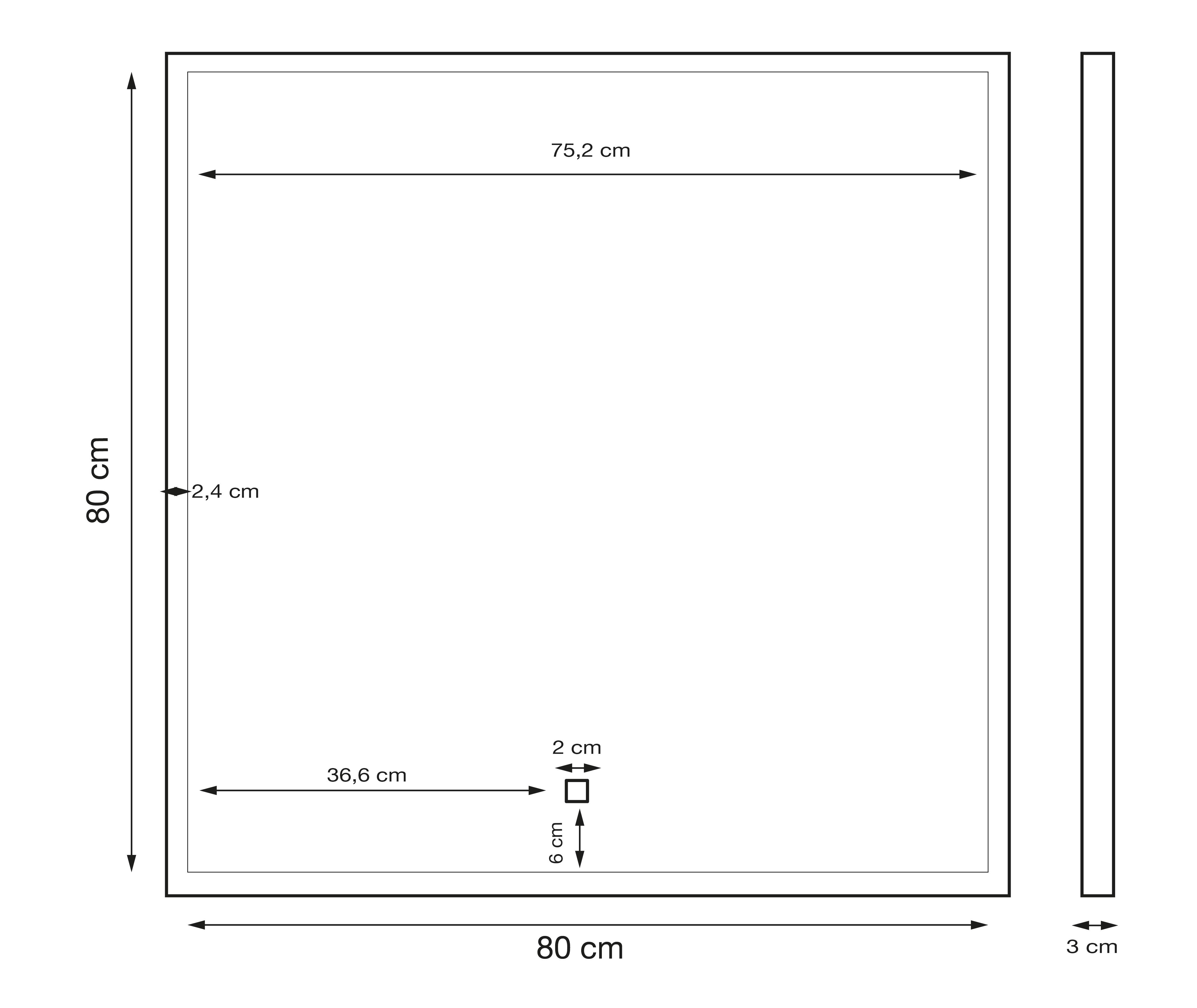 Espejo de baño con luz LED Lyra táctil, altavoz, bluetooth, 80x80cm - 4
