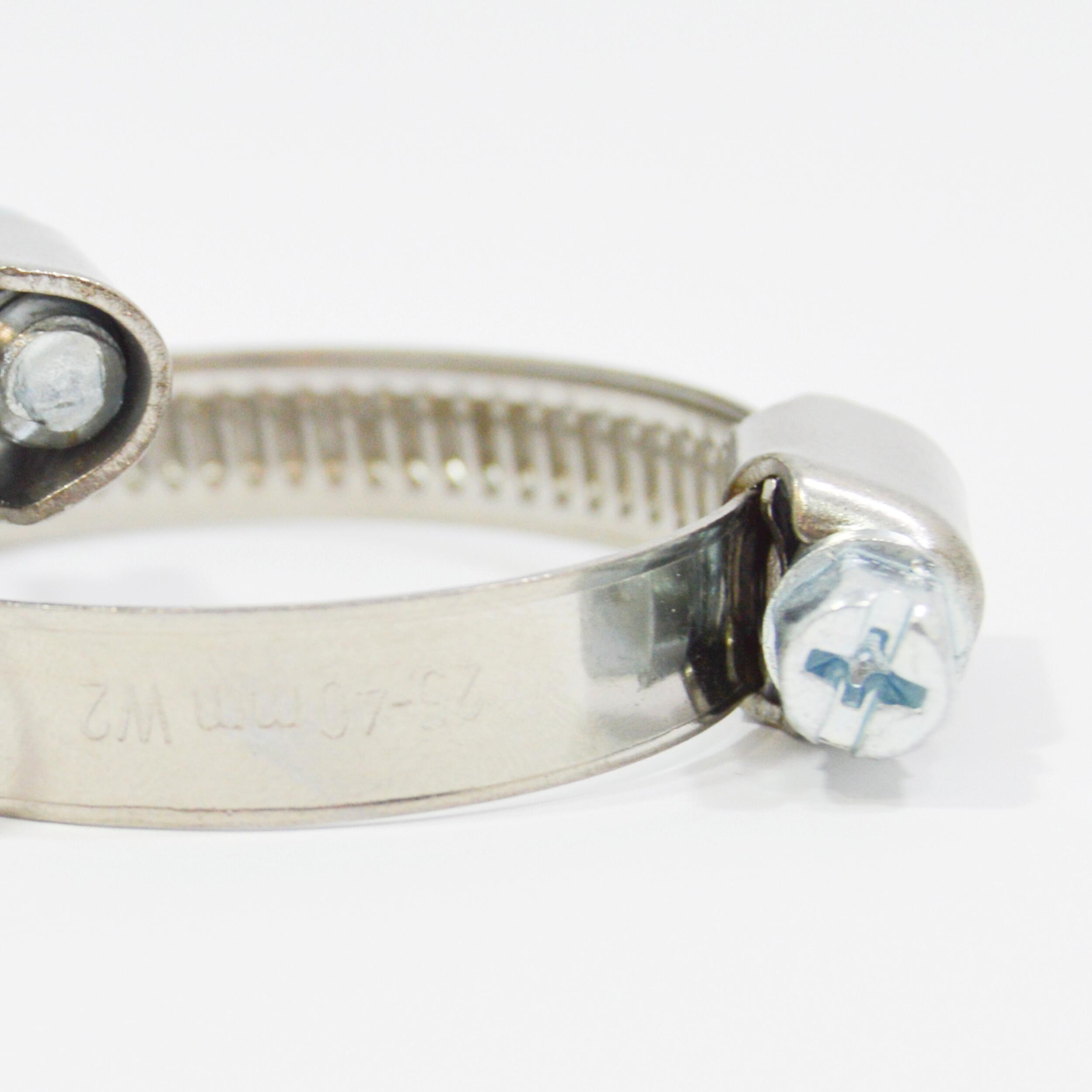 Pack 2 abrazadera sin fin de acero galvanizado de 25-40 mm ø - 7