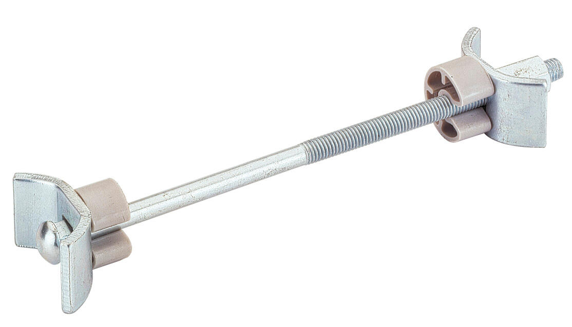 Lot de 2 raccords de plan de travail acier chromé HETTICH, l.100 mm - 2