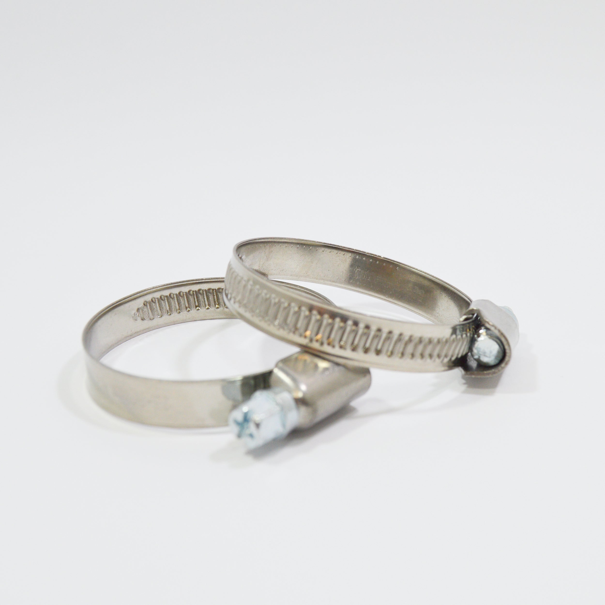 Pack 2 abrazadera sin fin de acero galvanizado de 25-40 mm ø - 5