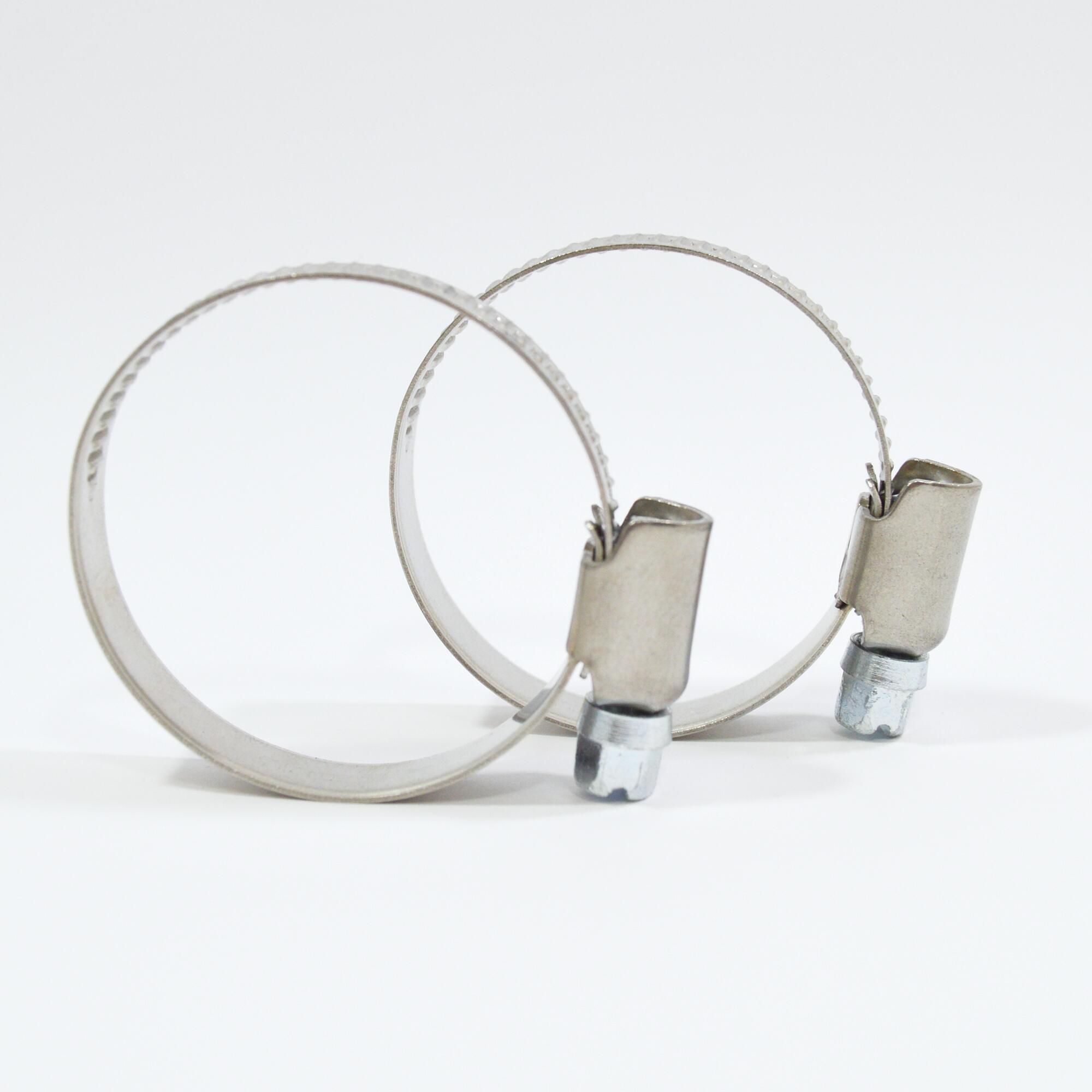 Pack 2 abrazadera sin fin de acero galvanizado de 25-40 mm ø - 4