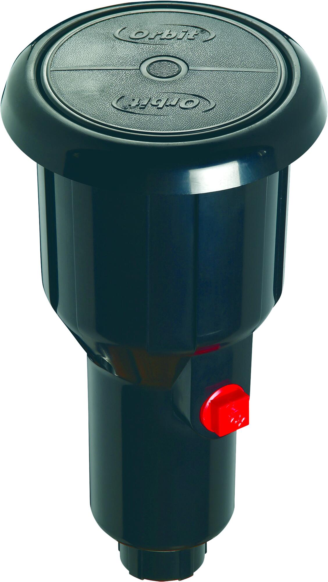 Aspersor emergente impacto c/tapa,roscas hembra 3/4 y 1/2,alc.7,62 a 13,72m