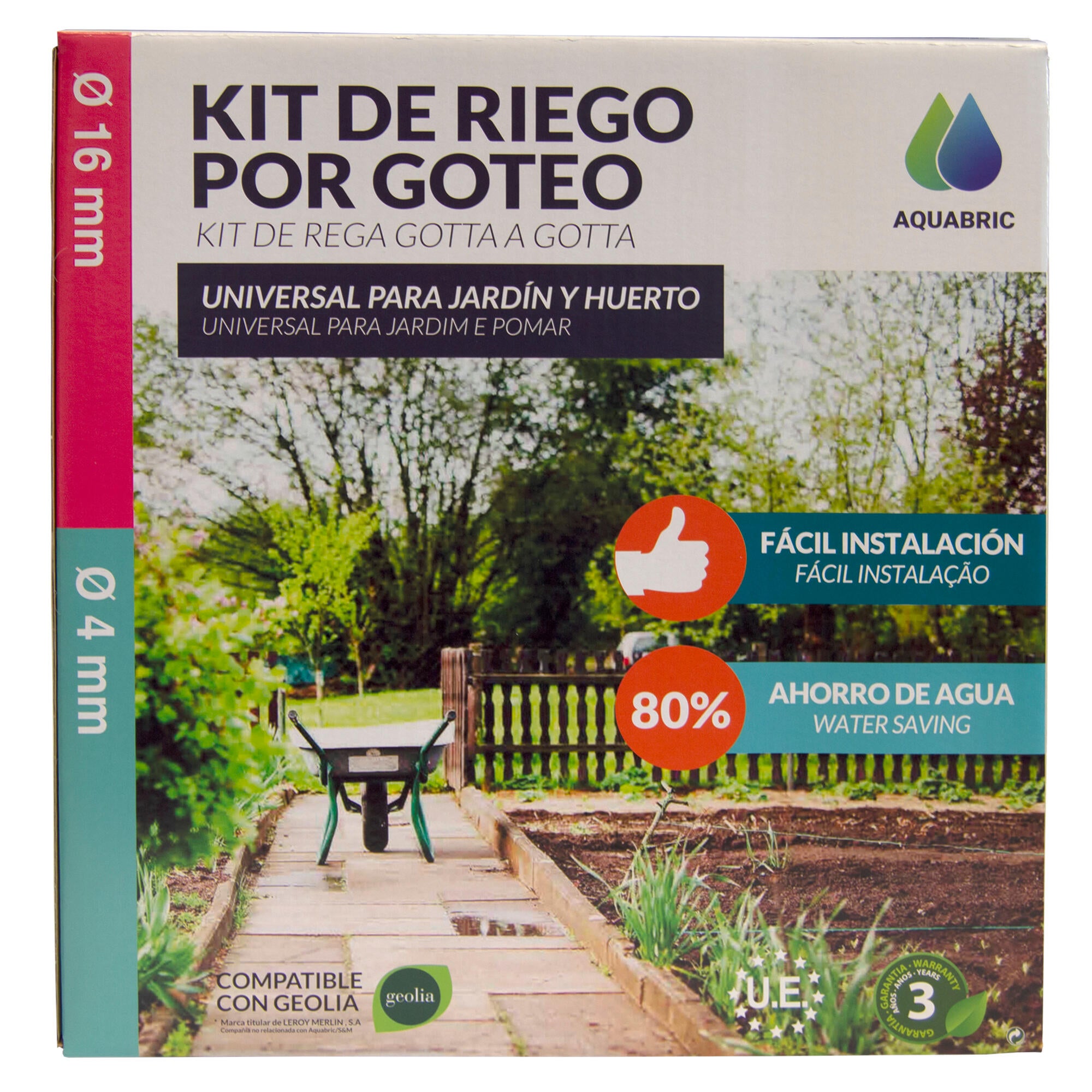 Kit completo de riego por goteo + programador - 6