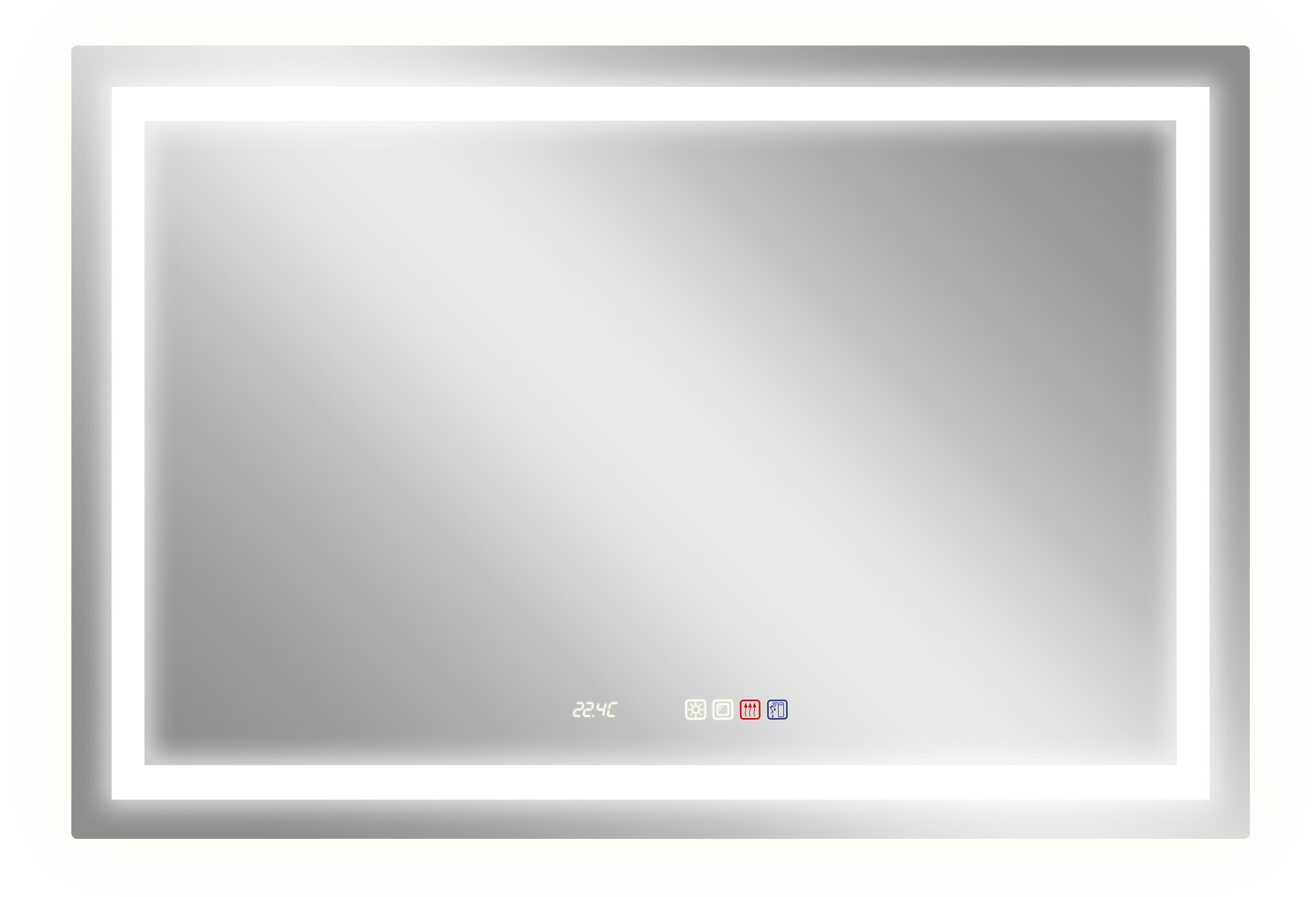 Espejo de baño con luz LED  All  con antivaho, táctil, altavoz, , bluetooth,  120x80cm - 2