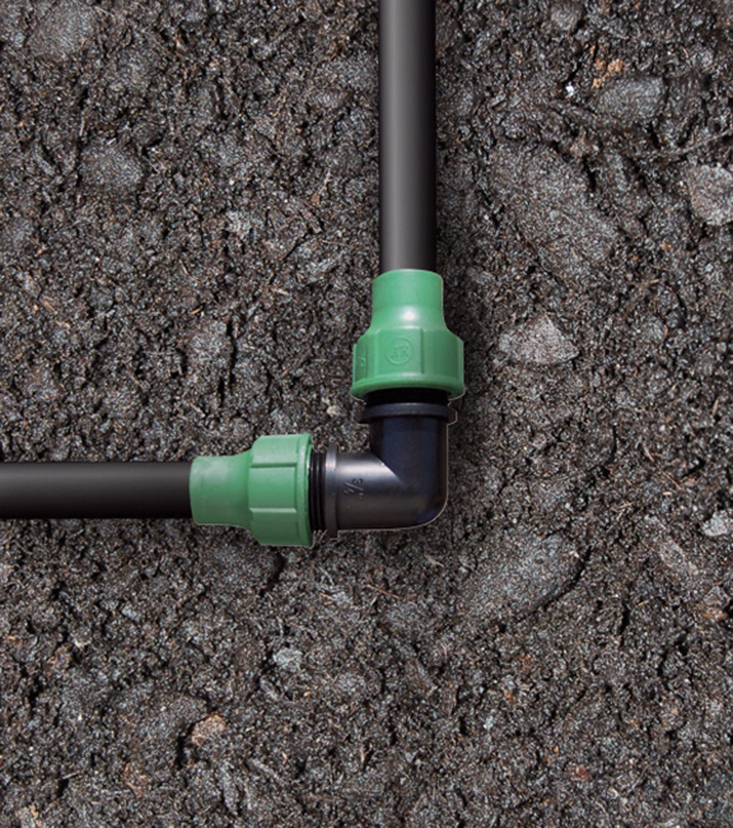 Codo extra JARDIBRIC para para tubería goteo 16 mm ø - 2