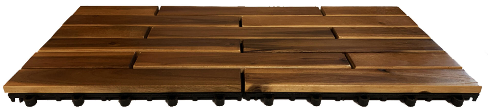 Baldosa encajable madera Acacia 30 x 60 cm y 25 mm amarillo ONEK - 6