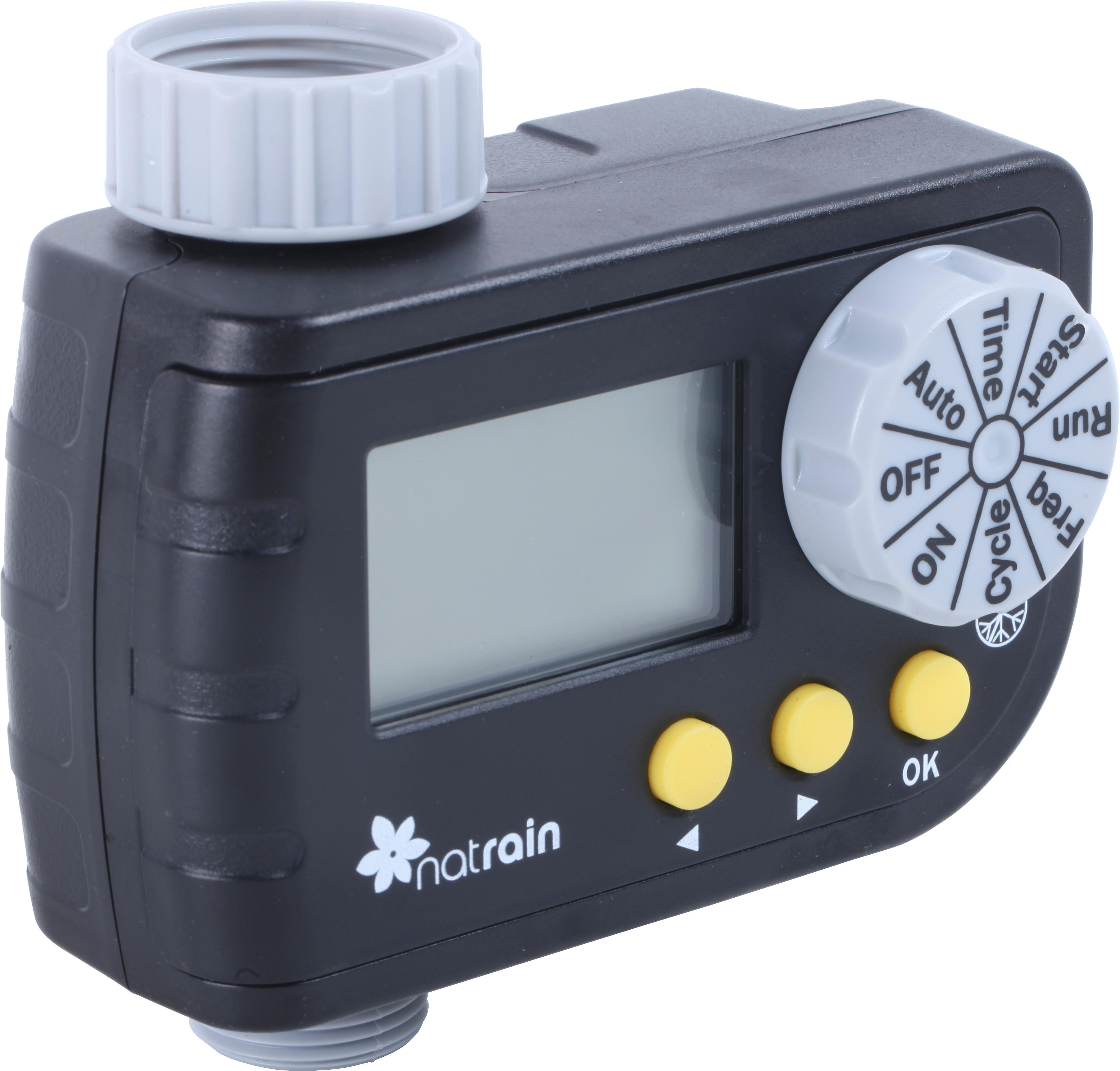 Programador de grifo analógico natrain 1 vía con pilas