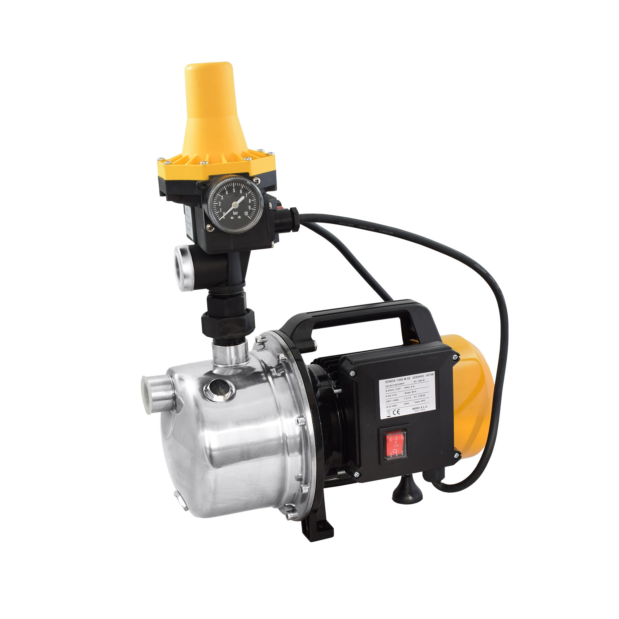 Grupo de presión dlt 1300as 02 espa leader de 1.300 w y caudal máx. 4.800 l/h