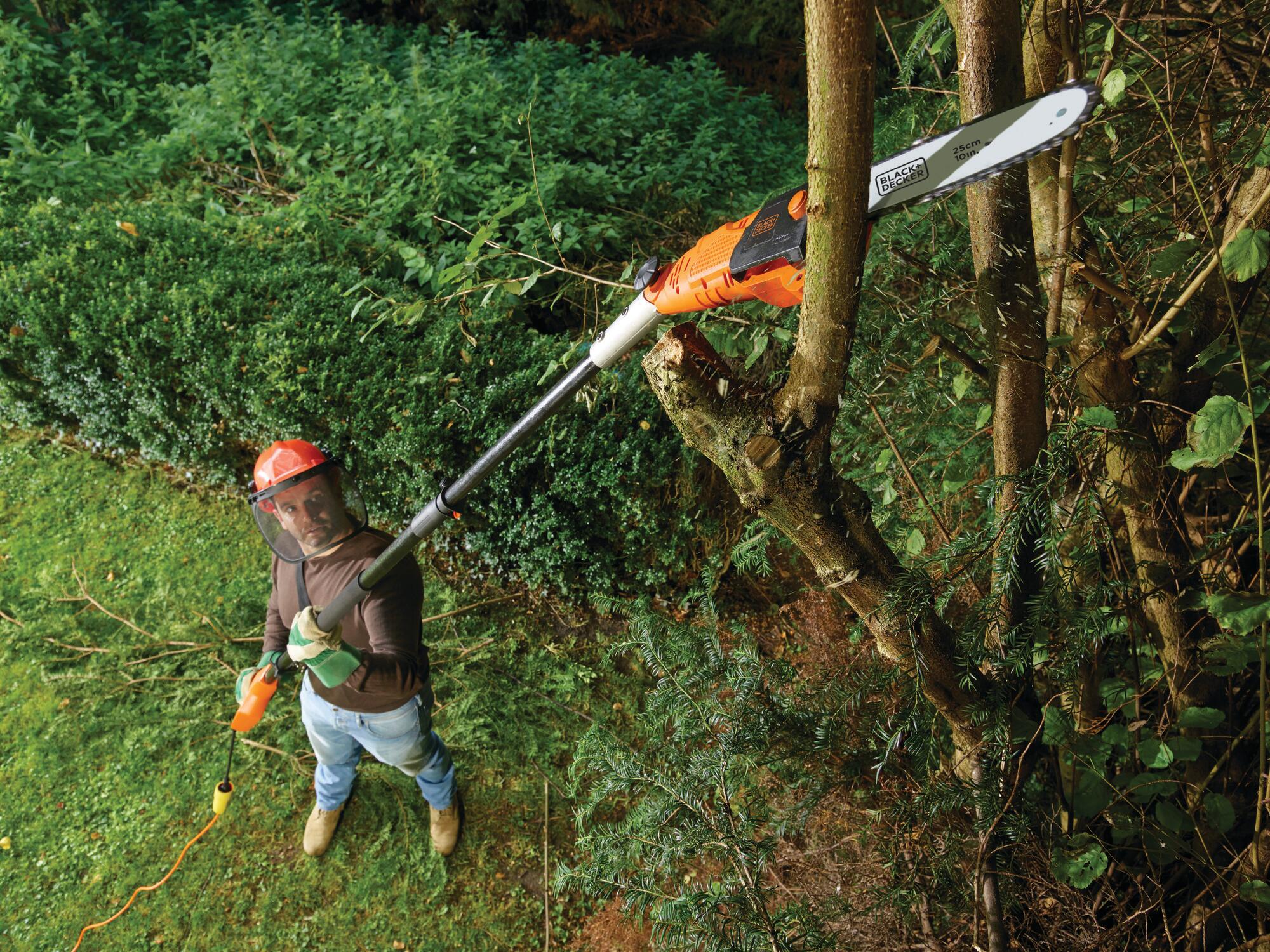 Motosierra pértiga eléctrica BLACK + DECKER Ps7525-Qs 800.0W 25.0 cm largo espad - 11