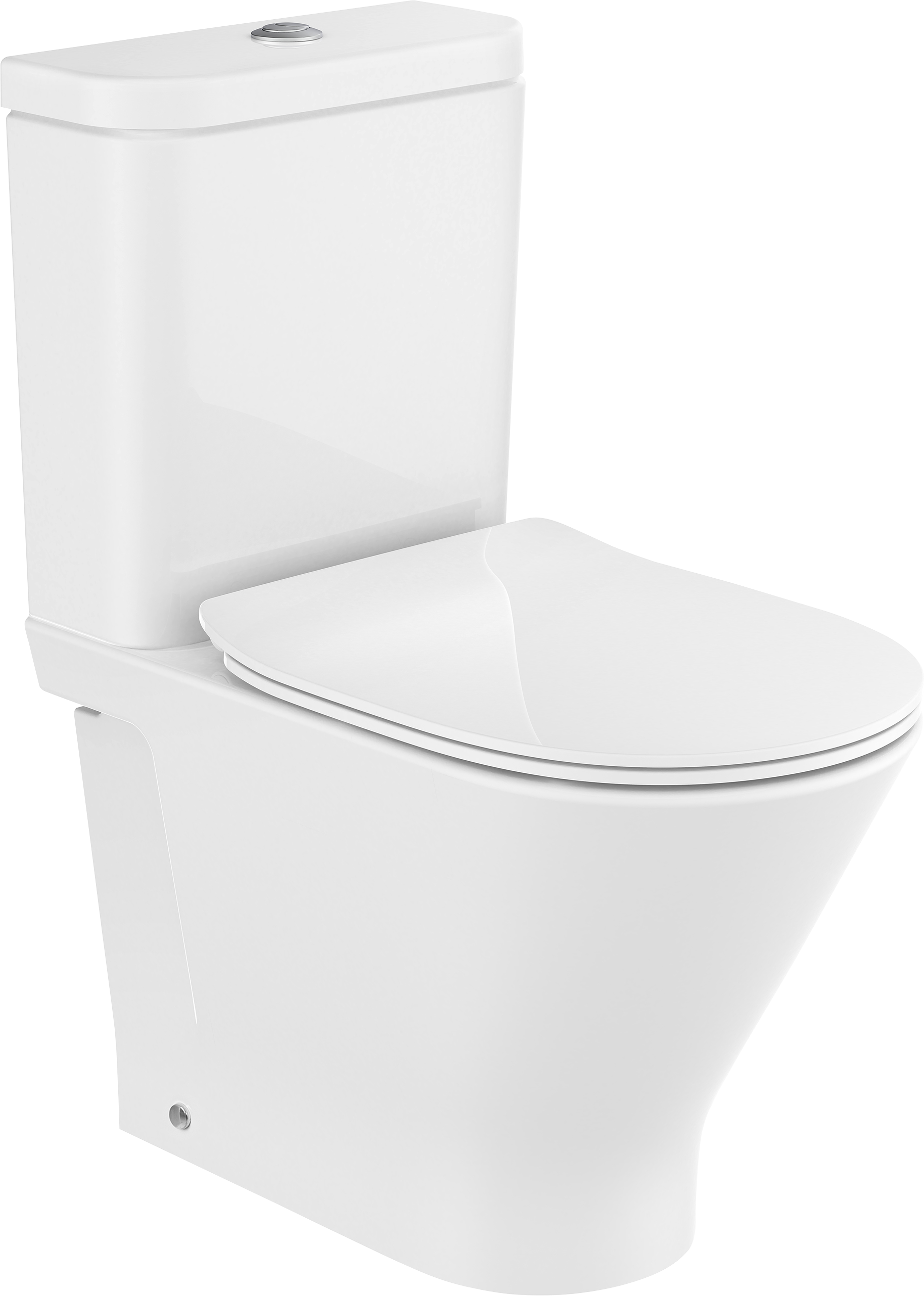 Pack sanita ao chão rimless branco saída duplo 3/4.5 l Roca Legacy - 2