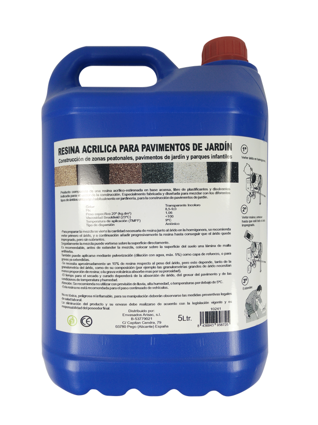 Resina acrílica para pavimentos 5L