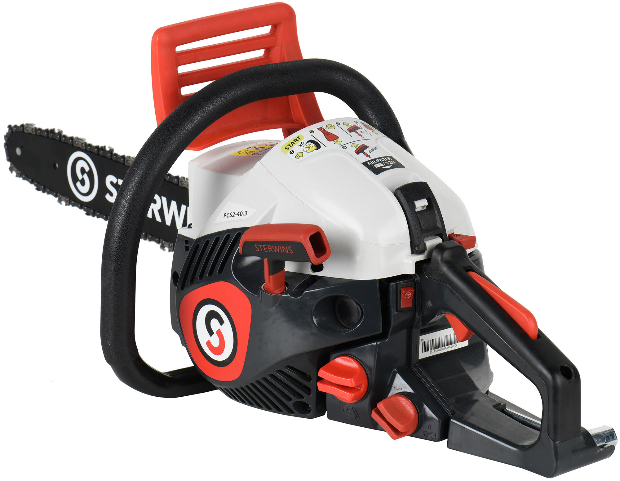 Motosega a scoppio 2 tempi STERWINS, 40.1 cc barra da 40 cm - 6