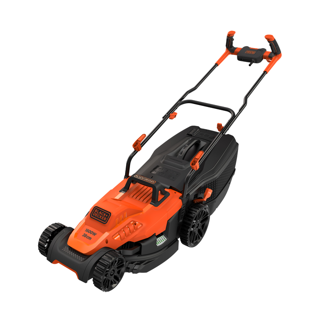 Cortacésped eléctrico BLACK + DECKER Bemw471Bh-Qs 1600W 38 cm ancho de corte