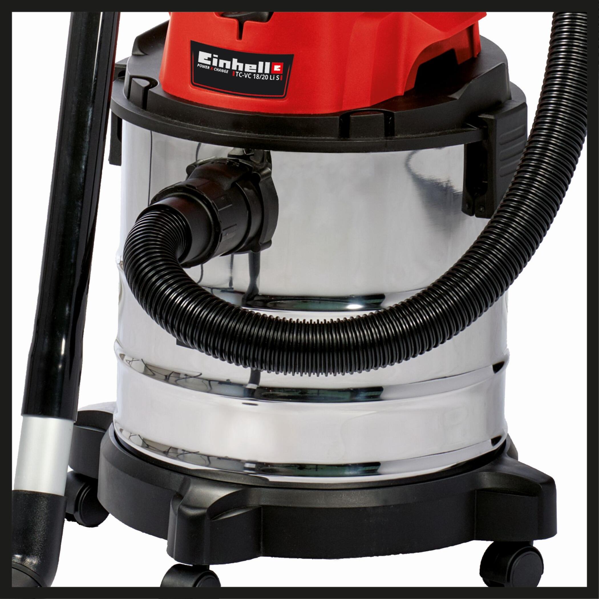 Aspirador sólidos/líquidos sem fios 20L 18V Einhell TC-VC 18/20 Li S-Solo - 15