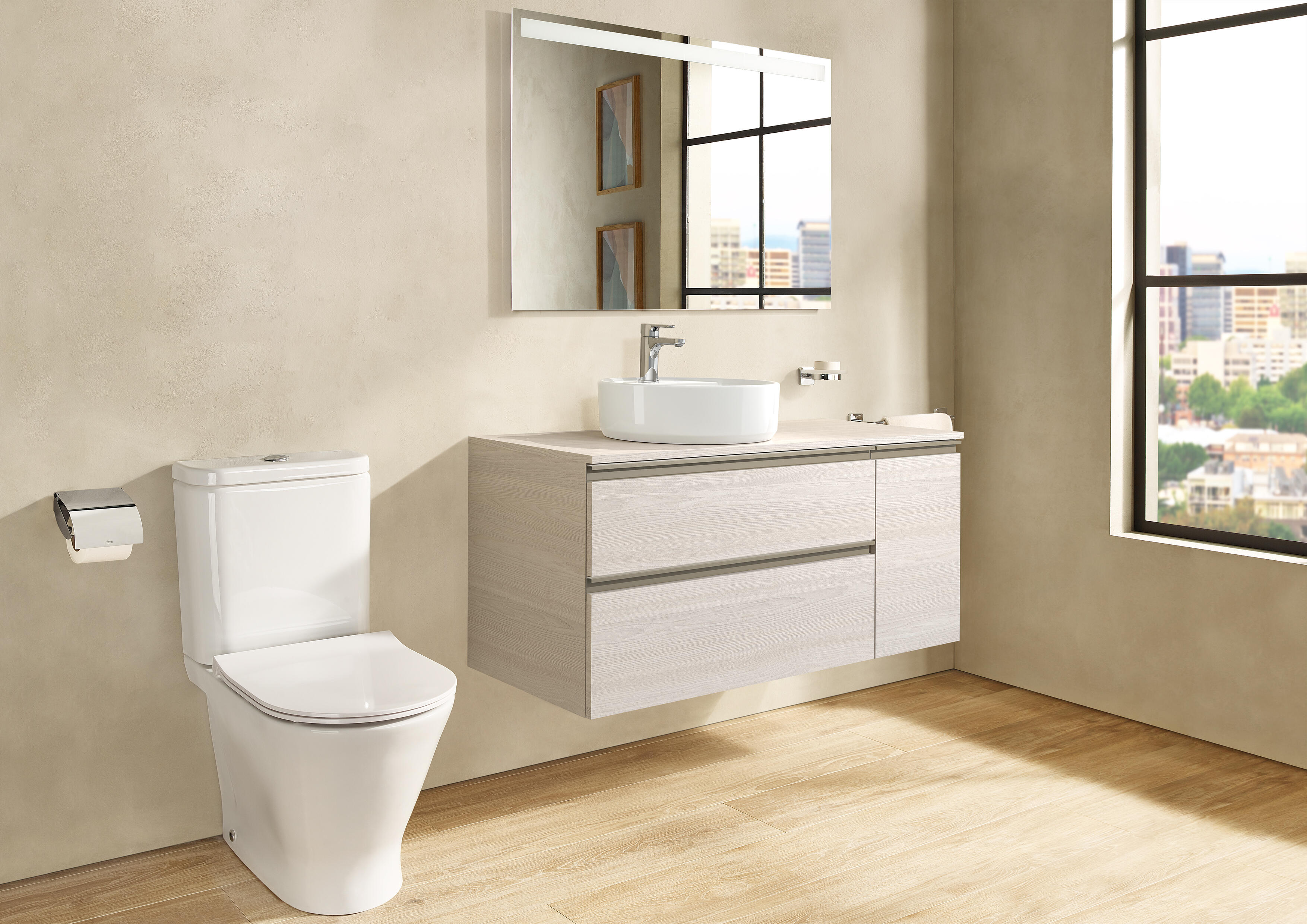 Pack sanita BTW ROCA LEGACY CONFORT tampa soft close sem rebordo. - 14