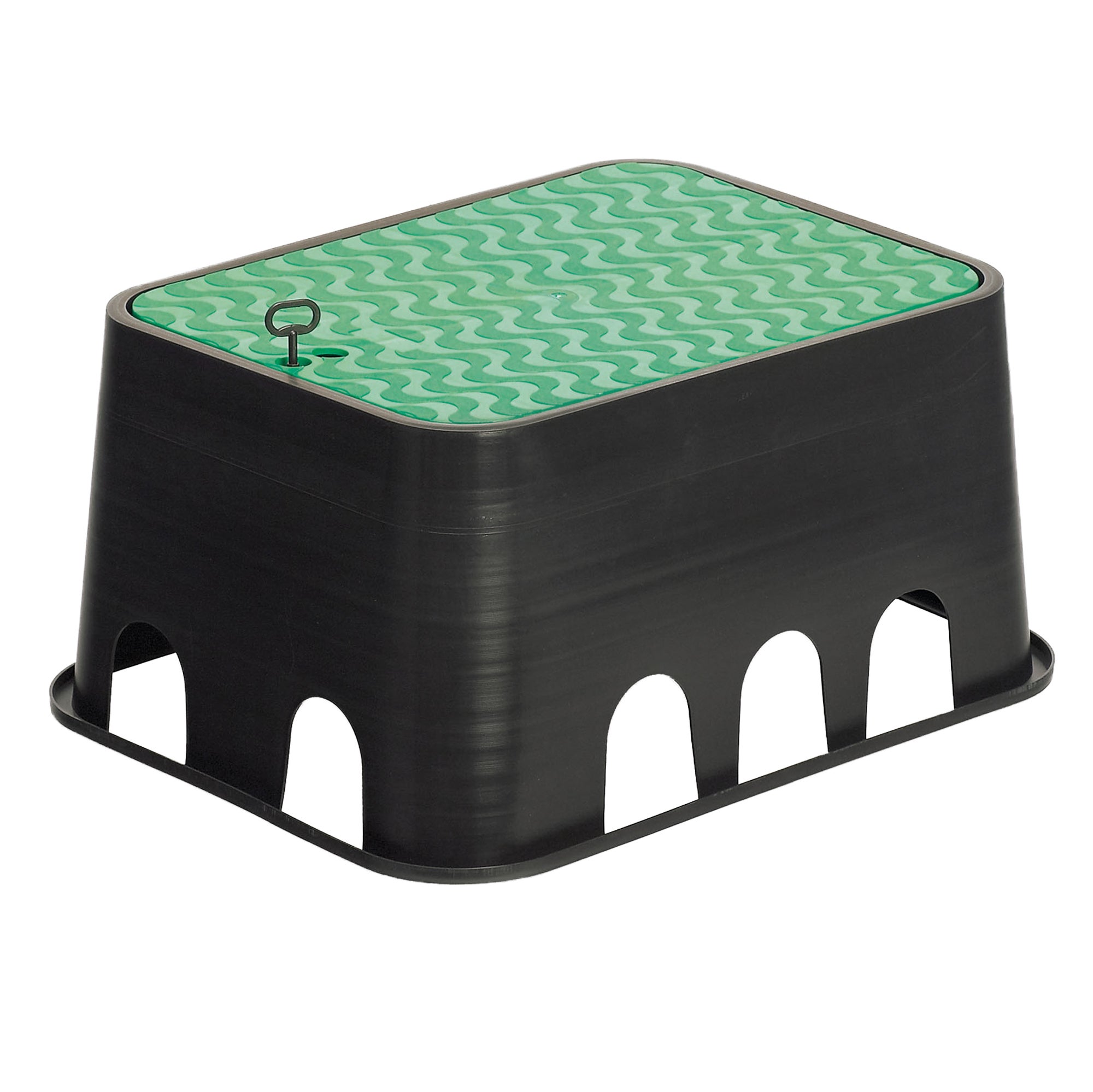 Arqueta rectangular 65x53x30cm jumbo para 5 elect.