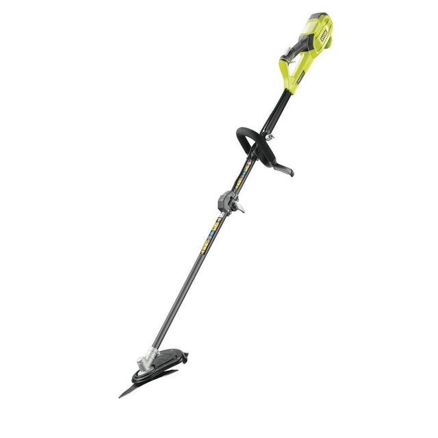 Decespugliatore elettrico con spazzole al carbonio 1200 W in acciaio RYOBI RBC1226i impugnatura a manubrio, lama in acciaio a 3 denti