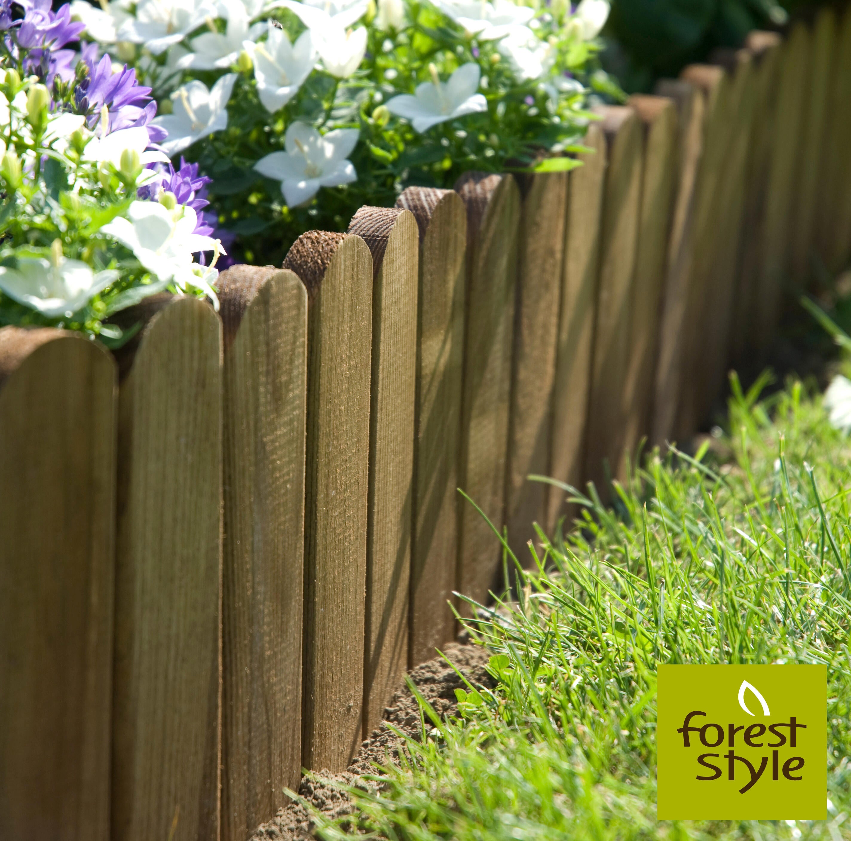 Bordura Liloux para plantar de madera 20x120 cm - 3