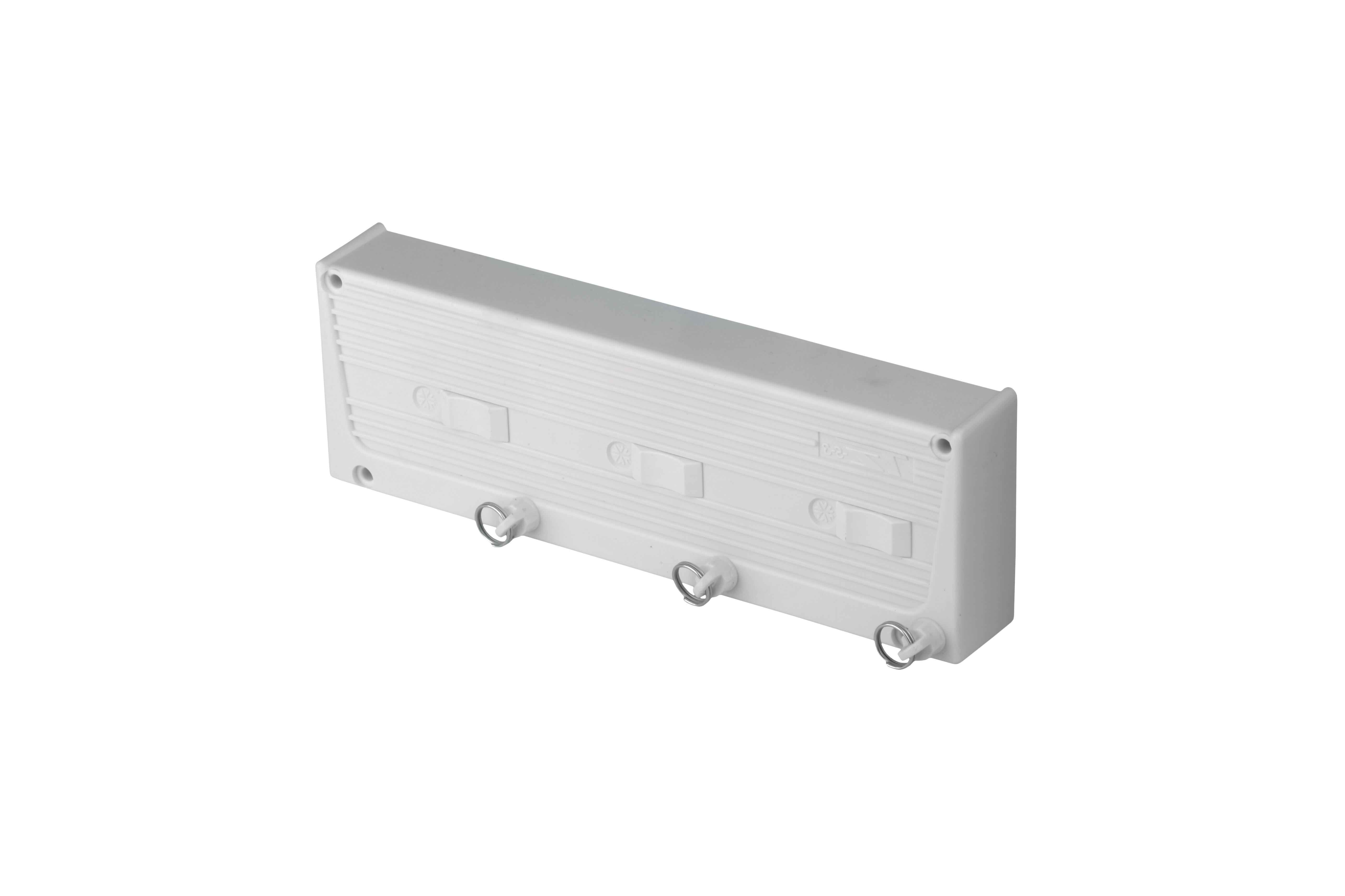 4x Tendedero de pared, Tendedero para interior y exterior de aluminio y  acero, Foxydry Fold 120, 120x50x10 cm