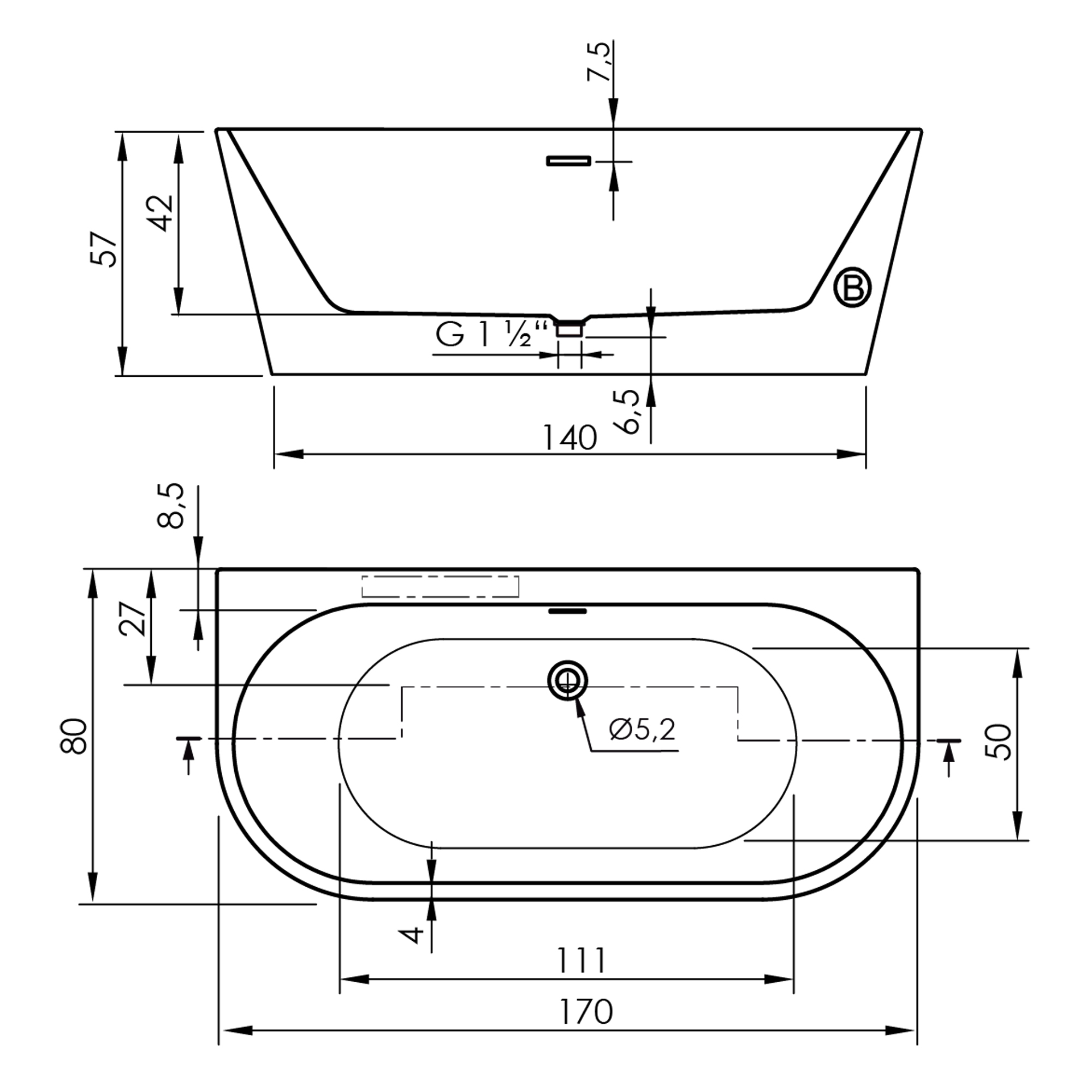 SANYCCES Diane Muro blanco 170x80 cm - 5