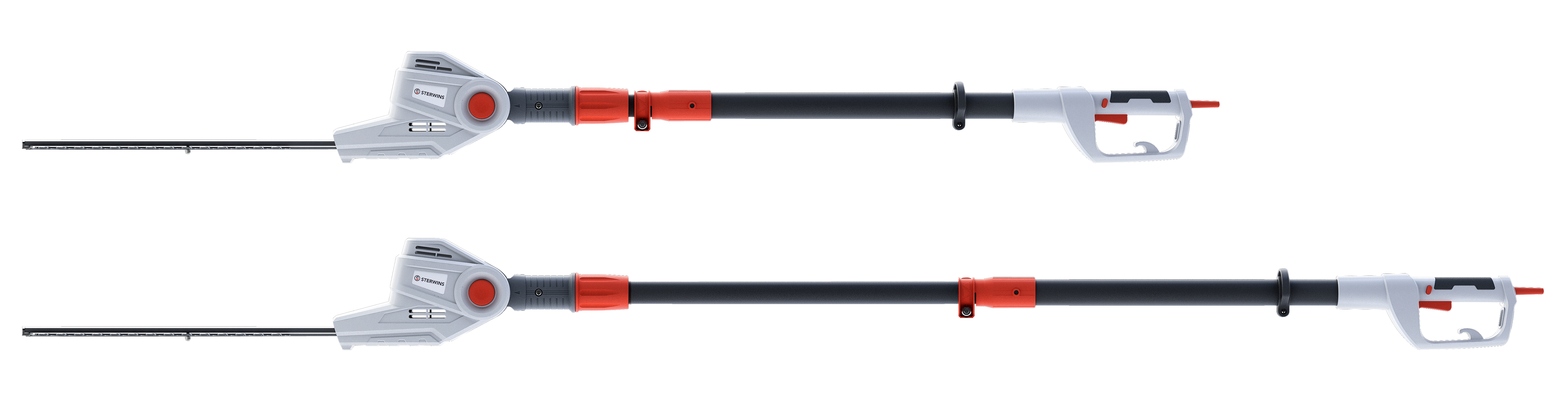 Tagliasiepi ad asta elettrico brushless in acciaio STERWINS ETH 2-50.3 2 lame da 50 cm 500 W con guaina protettiva - 4