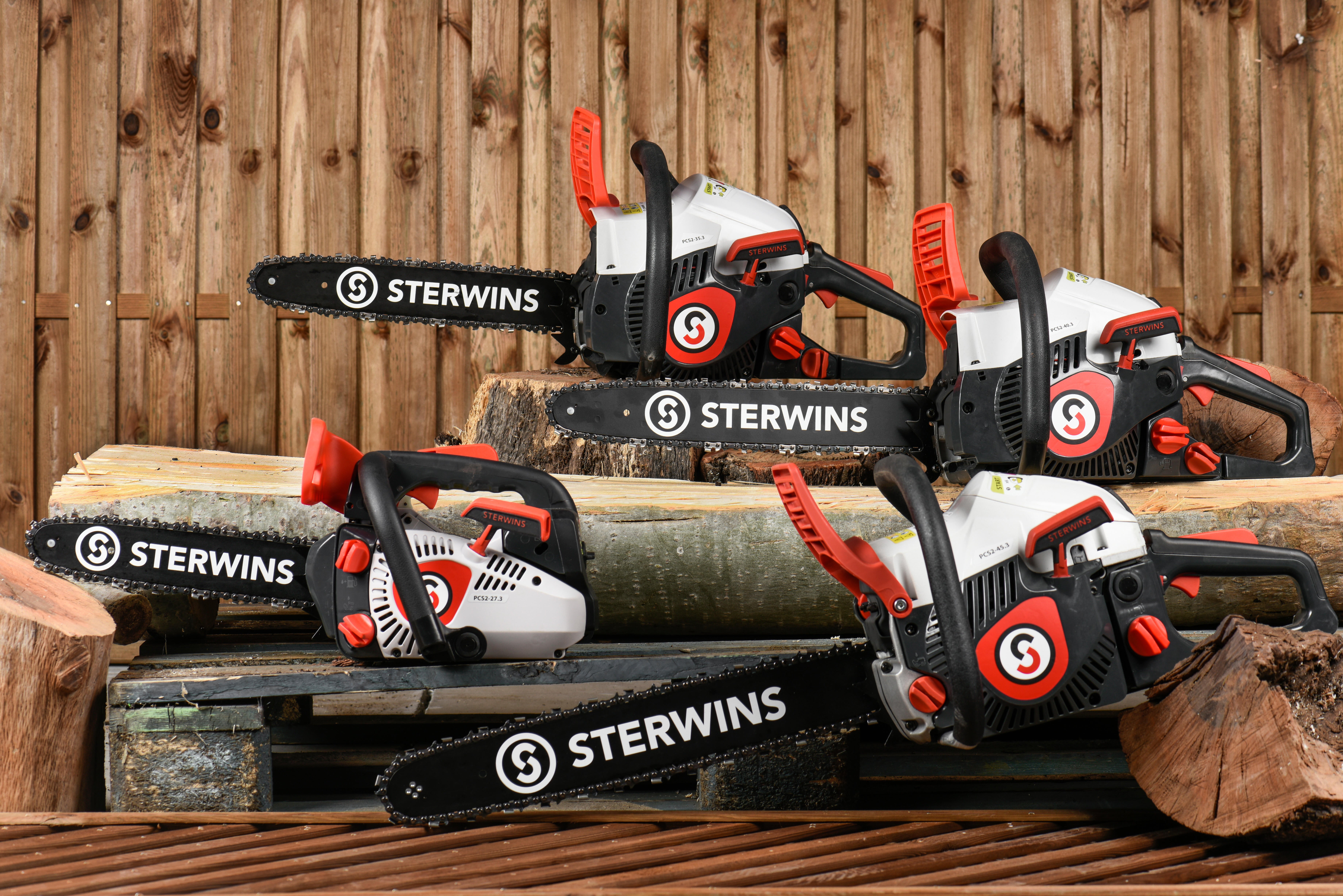 Motosega a scoppio 4 tempi STERWINS, 37.2 cc barra da 35 cm - 4