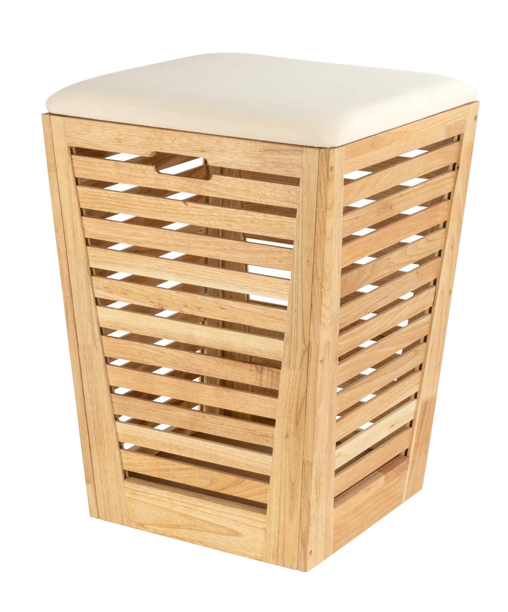 Cesto de ropa norway marrón, beige 55 l
