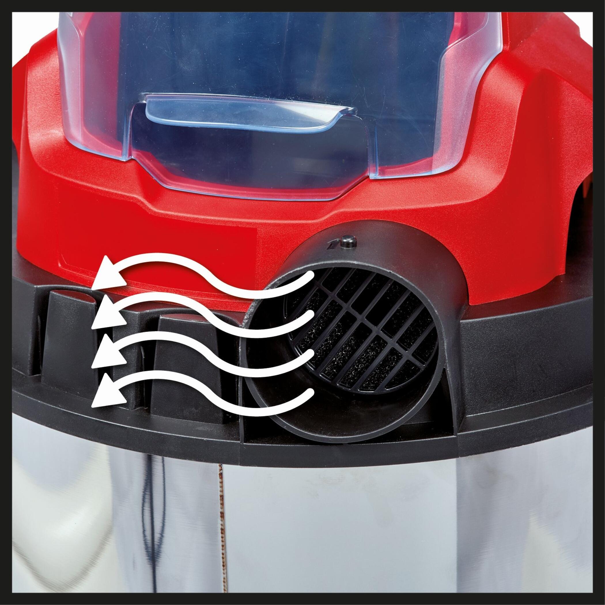 Aspirador sólidos/líquidos sem fios 20L 18V Einhell TC-VC 18/20 Li S-Solo - 19