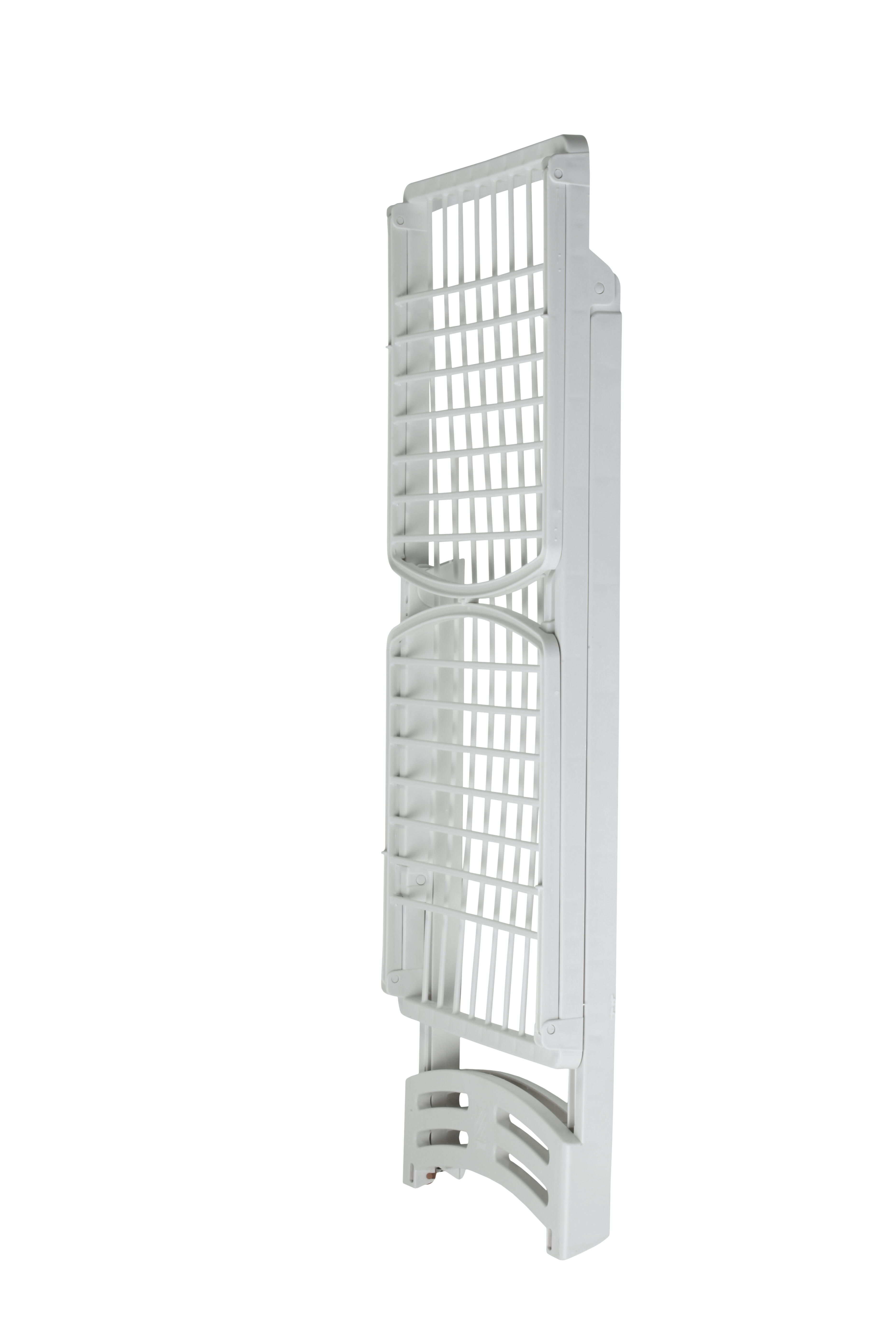 Estendal com abas plástico reciclado 182x55x88 cm Cuncial P-2/A - 2