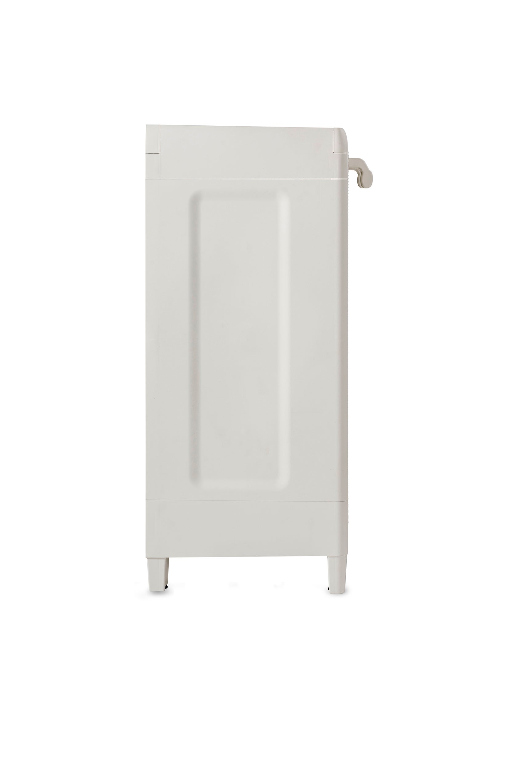 Armario de resina para exterior TOOMAX Santorini XL Bajo blanco - 4