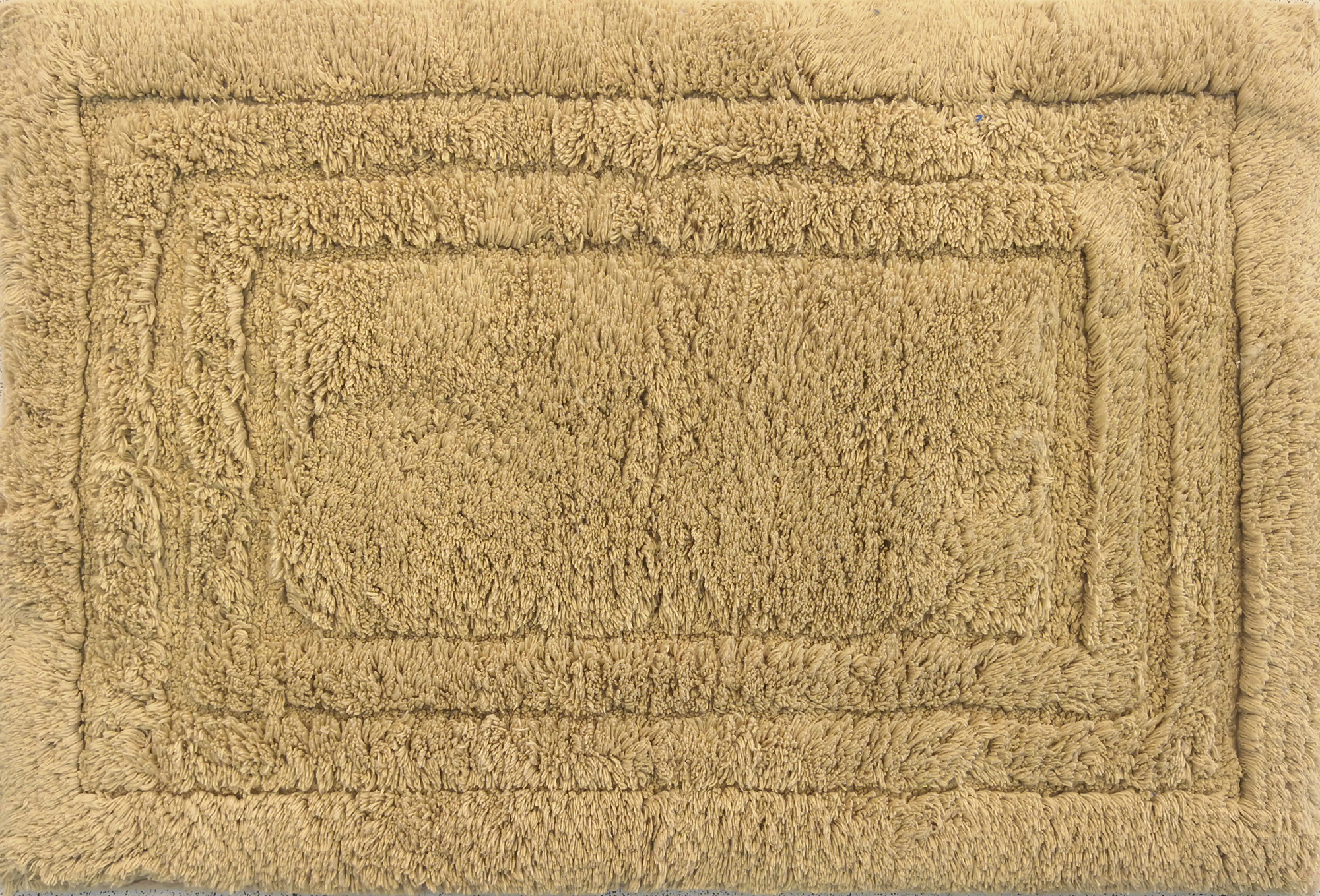 Alfombra de baño cuadrada kalithea 40x60 cm marrón